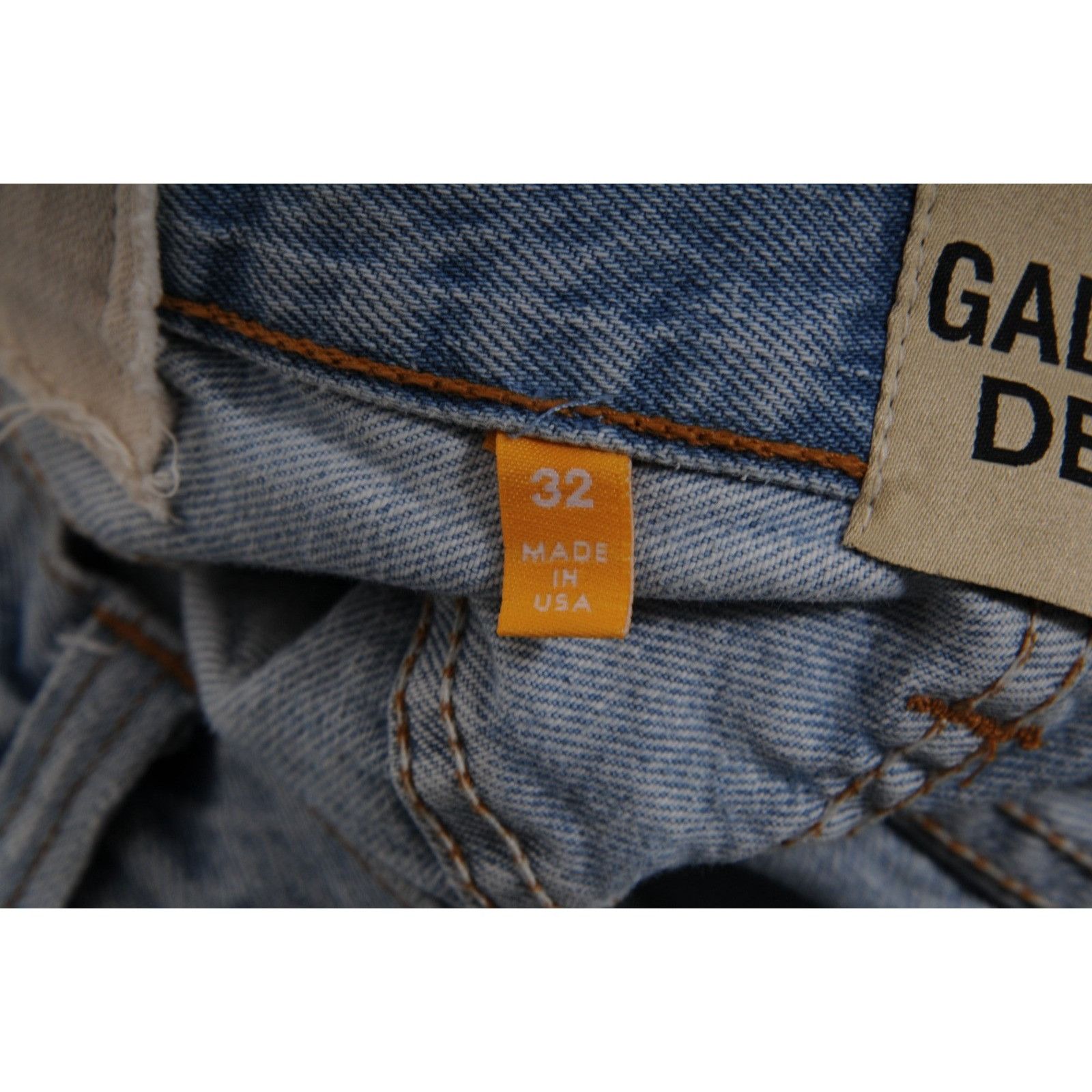 Gallery Dept. Gallery Dept 5001 Jean 32x32 Light Blue Wash Denim Raw Hem Size US 32 / EU 48 - 10 Thumbnail
