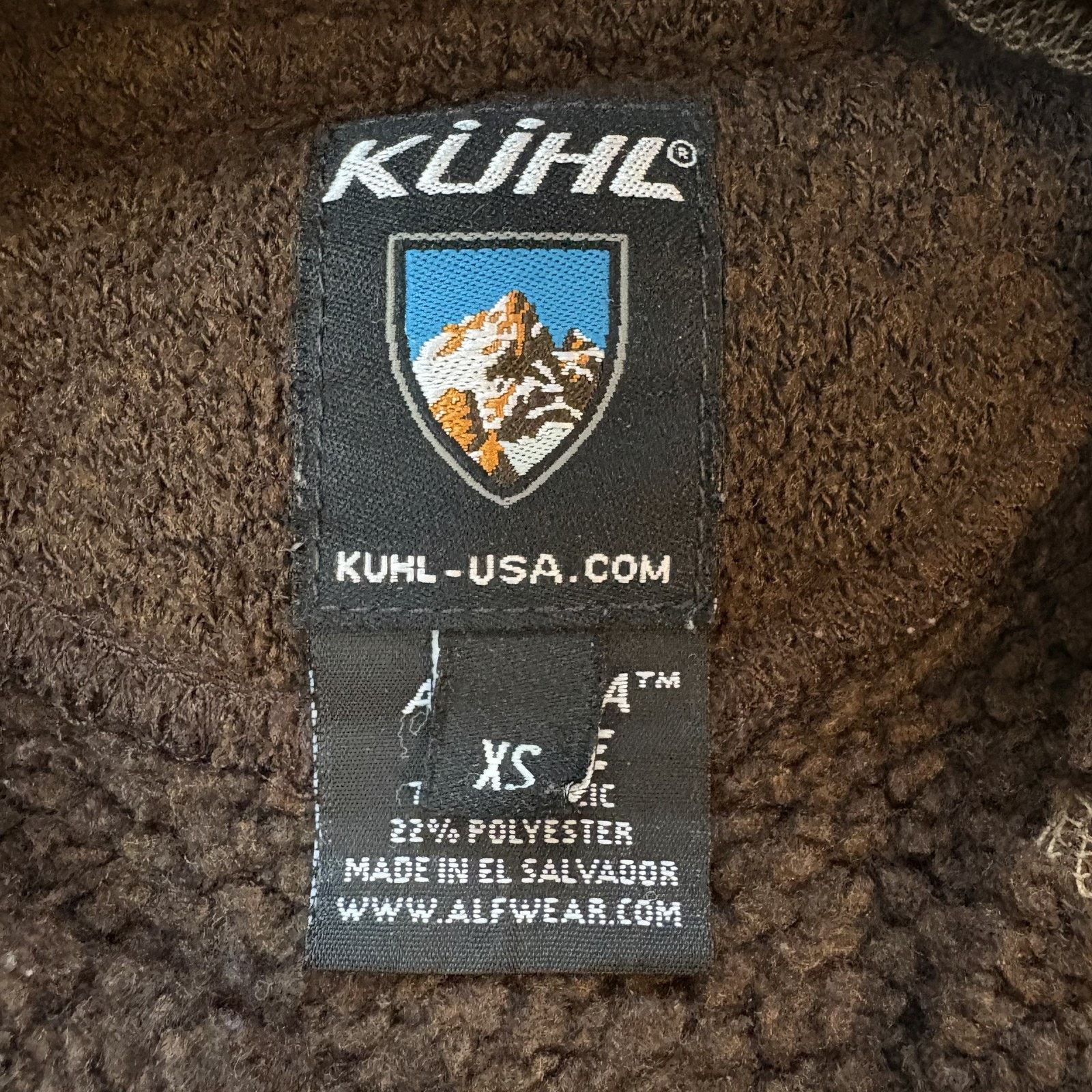 Kuhl Kuhl Women's Alfpaca Fleece Jacket XS Brown Full Zip Outdoor Size XS / US 0-2 / IT 36-38 - 4 Thumbnail