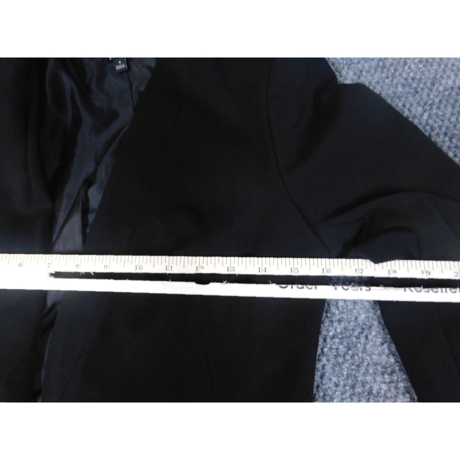 Apt. 9 Apt 9 Blazer Womens 6 Black Notch Lapel Single-Breasted Lightweight Tuxedo Jacket Main Selling Point Casual/Workwear Men/Womens? Size M / US 6-8 / IT 42-44 - 7 Thumbnail