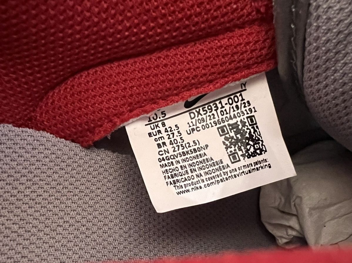 Nike Nike Dunk Low UNLV Red Grey Size 9m 10.5w DX5931-001 Sneaker Size US 9 / EU 42 - 7 Thumbnail