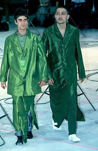 Yohji Yamamoto Yohji Yamamoto 99SS Olive Green Silk Blend Jacket M Size US M / EU 48-50 / 2 - 2 Thumbnail
