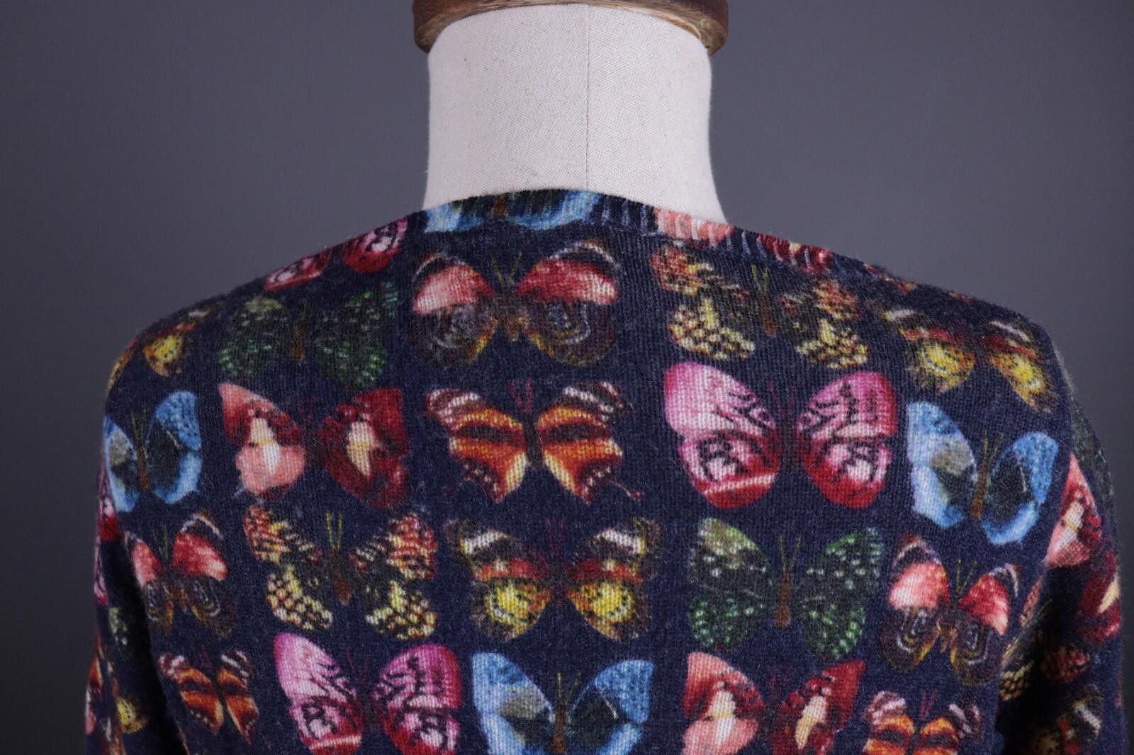 Designer Princess Goes Hollywood Allover Wool Knit Sweater Size 40 Size M / US 6-8 / IT 42-44 - 10 Thumbnail