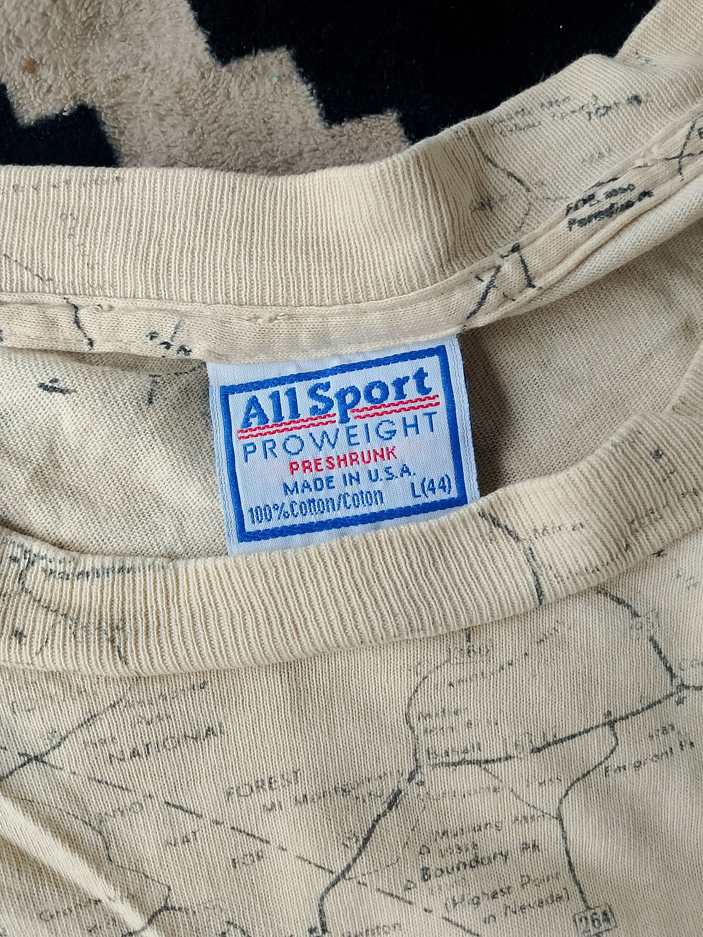 All Sport Vintage 90s California City Country Road Map 66 Design Size US L / EU 52-54 / 3 - 7 Thumbnail