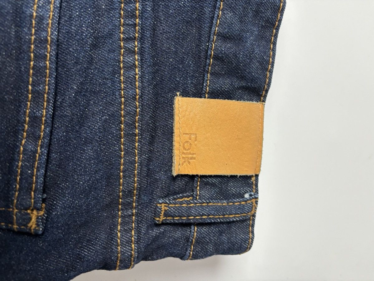Folk × Japanese Brand FOLK Selvedge Denim Pants size 36 fits 34 Size US 36 / EU 52 - 4 Thumbnail