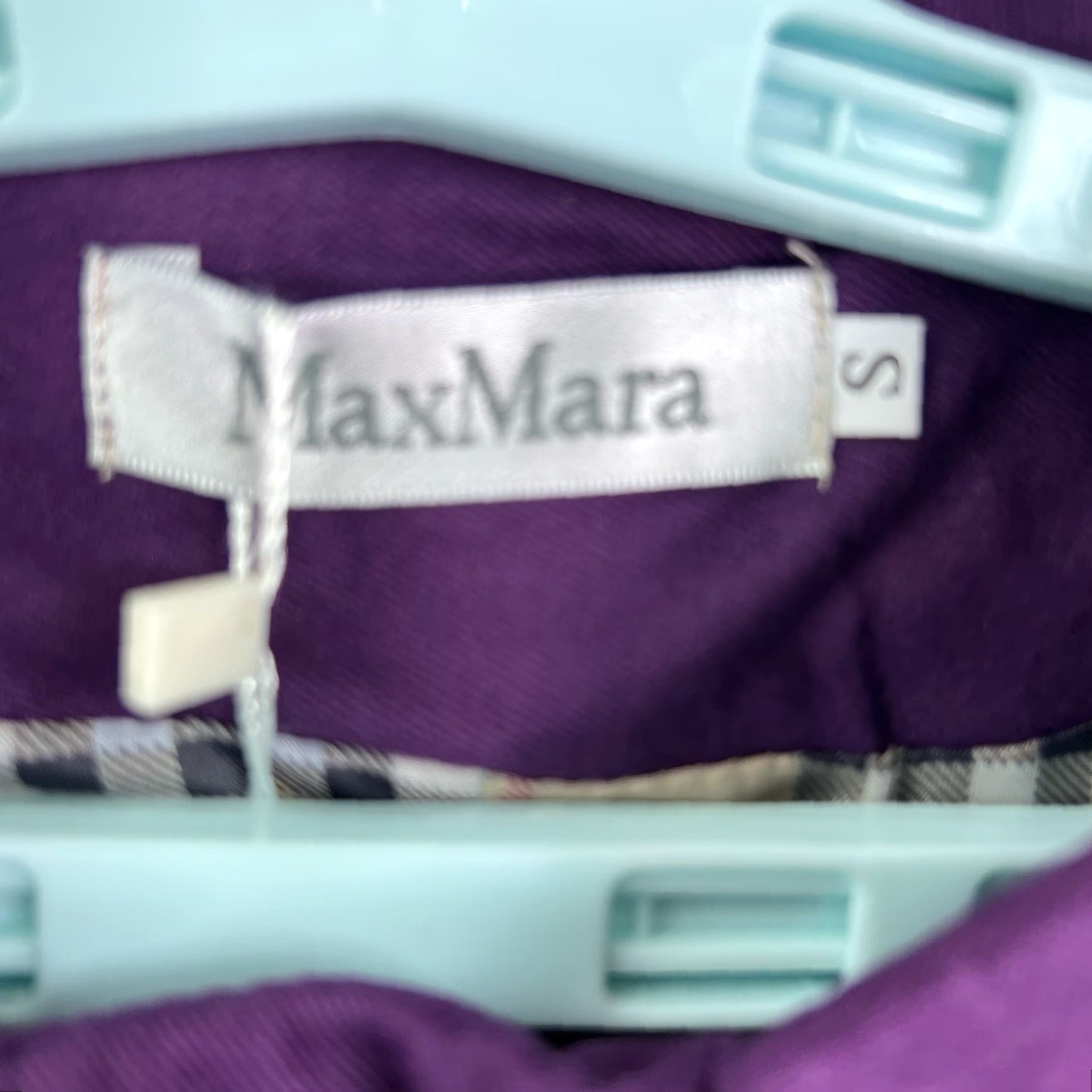 Max Mara Max Mara Purple Double Breasted Short Trench Coat Womens Jr Size S Fashion, Classic, Designer, USA Size 28" / US 6 / IT 42 - 4 Thumbnail
