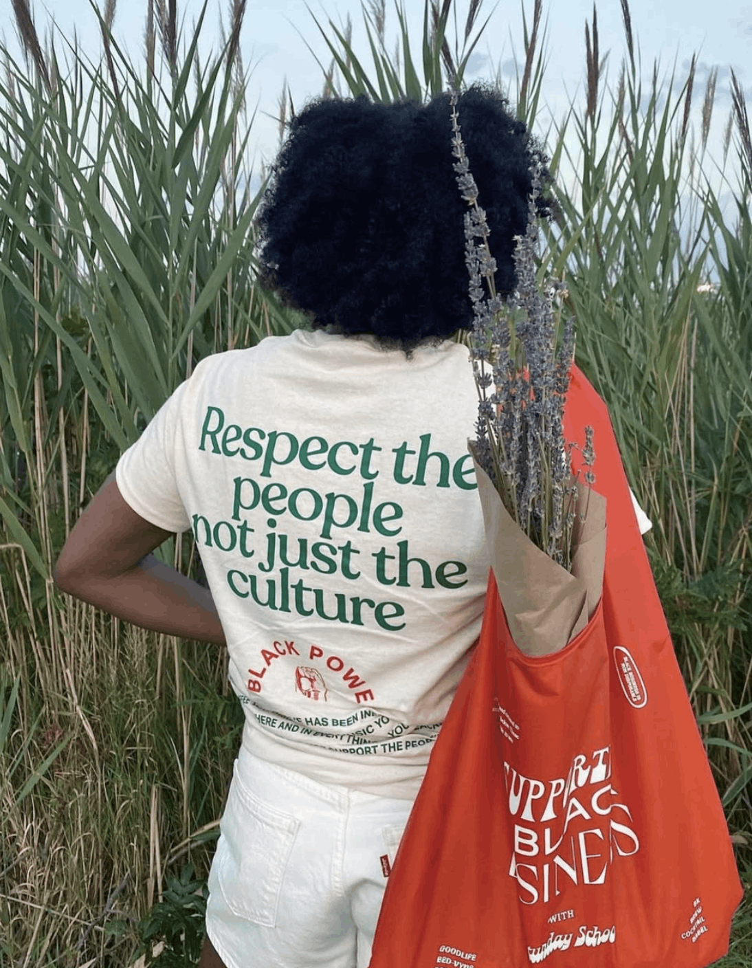 Other Erwin Hines Future is Color “Respect The People” Tee, Size M Size US M / EU 48-50 / 2 - 14 Thumbnail
