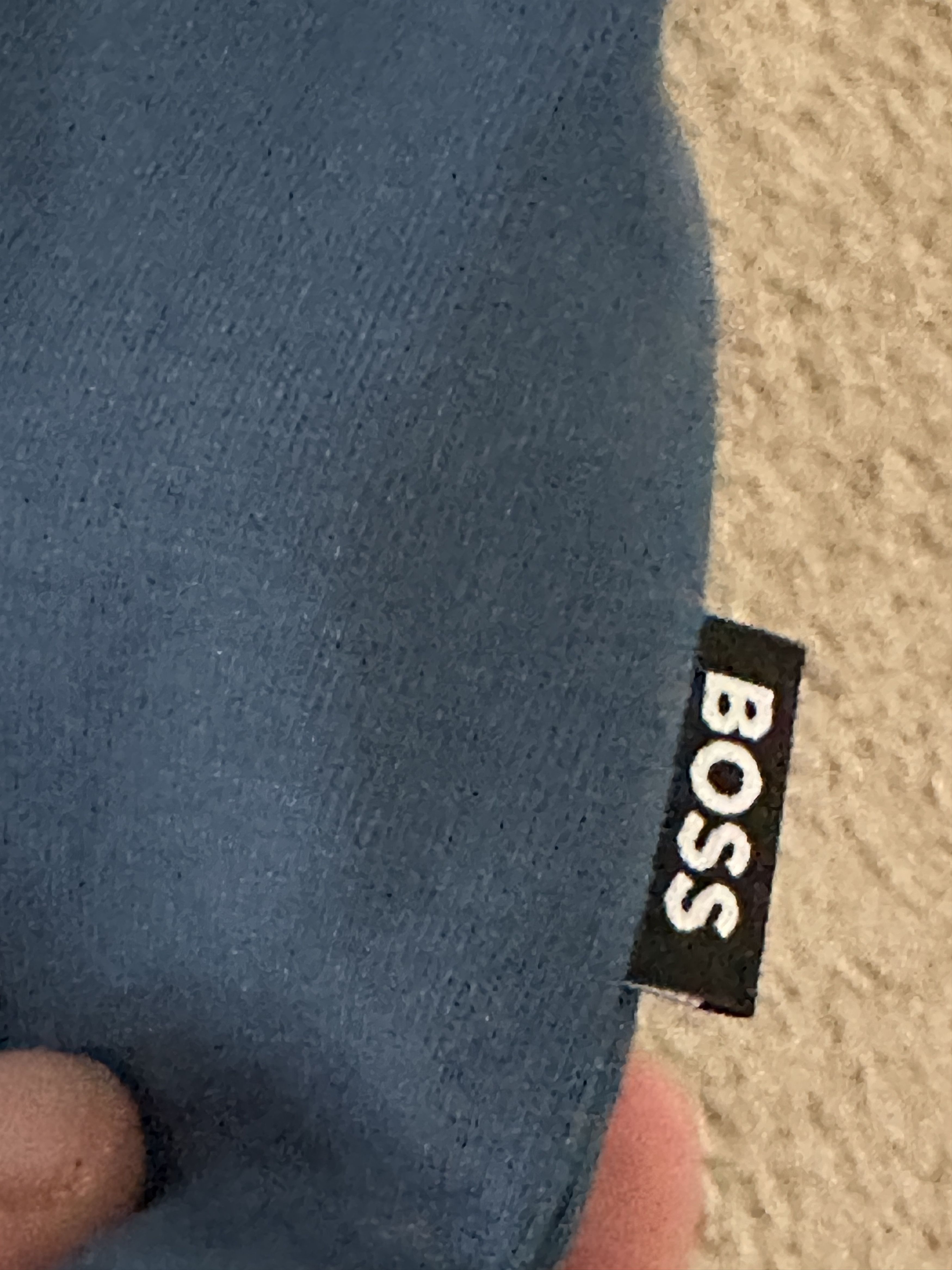 Hugo Boss Boss Men's Blue Graphical T-Shirt Size XL Size US XL / EU 56 / 4 - 5 Thumbnail