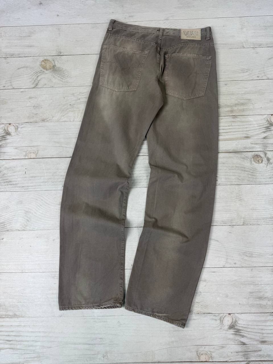 Versace Jeans Couture Vintage Versace Jeans Couture Baggy Big Logo Denim Pants 90s Size US 36 / EU 52 - 15 Thumbnail