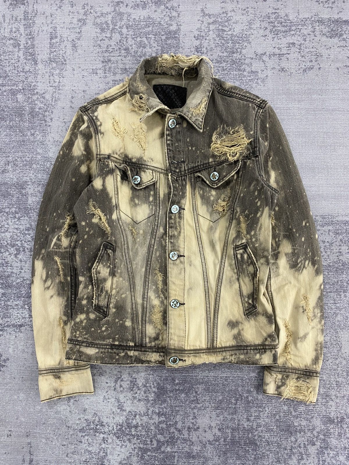 14th Addiction GOA distressed bleach denim jackets Size US M / EU 48-50 / 2 - 11 Thumbnail