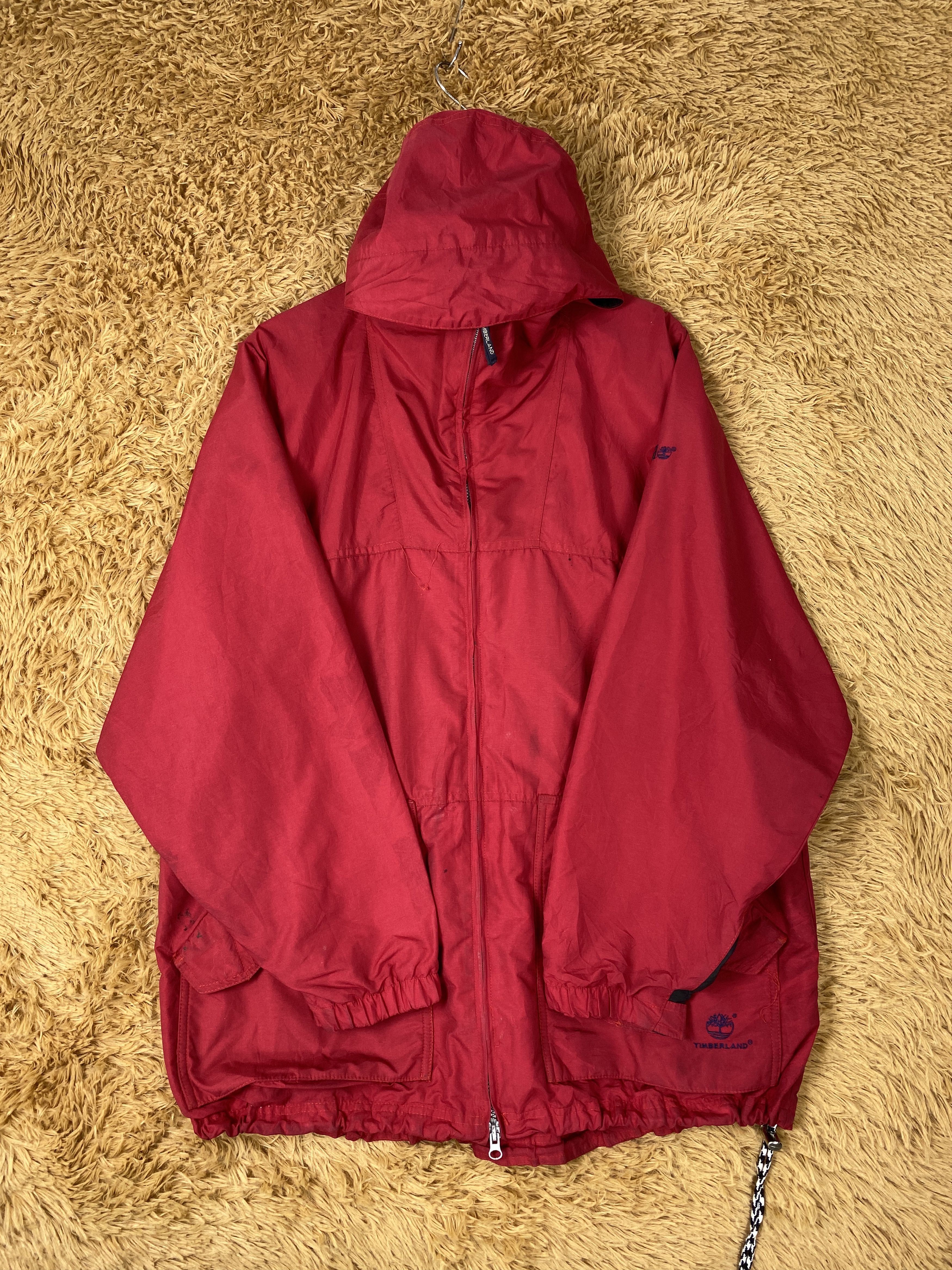 Timberland Vintage Timberland Hoodie Parkas Jacket J1986 Size US L / EU 52-54 / 3 - 7 Thumbnail
