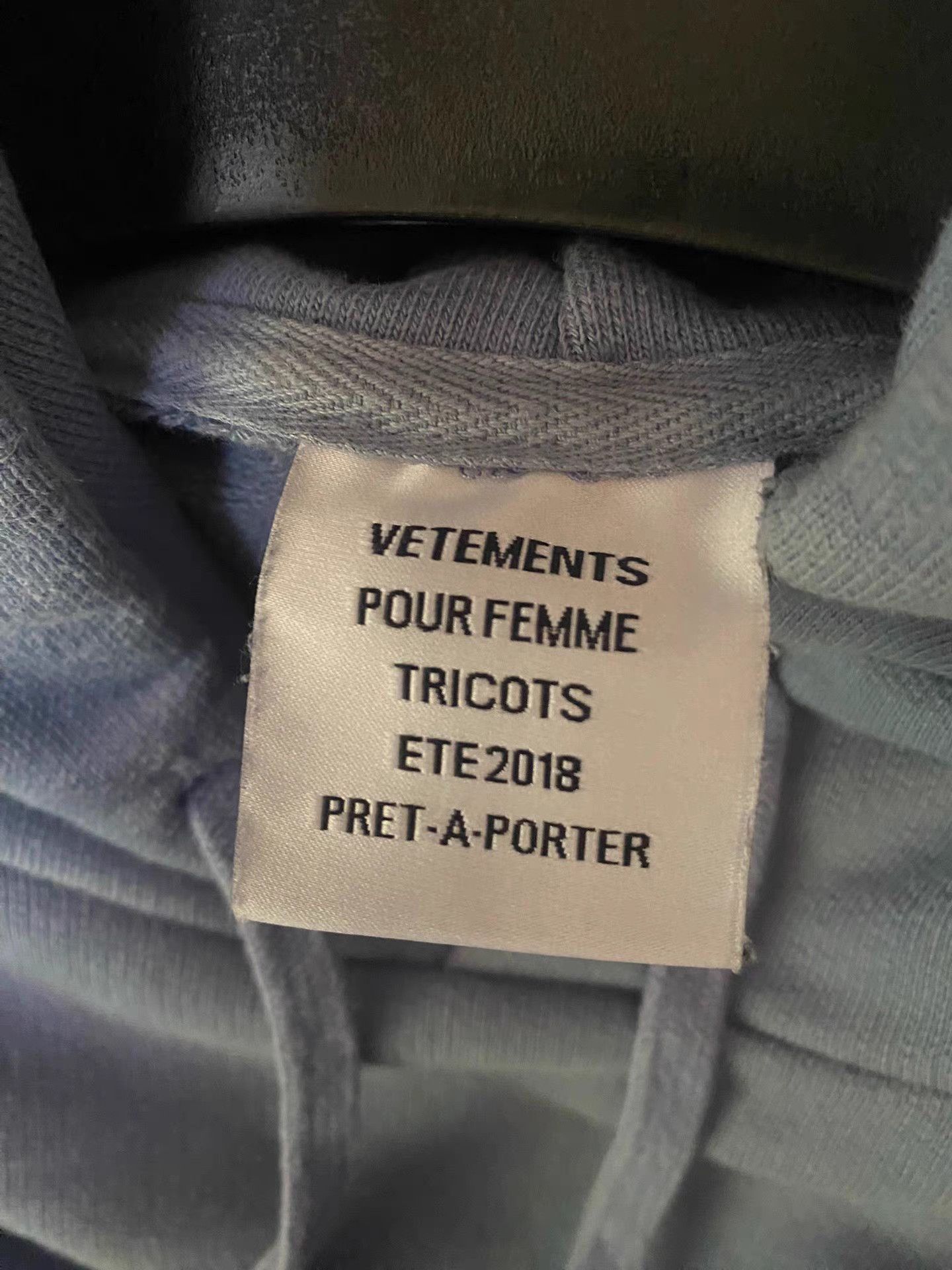 Vetements Vetements Blue Unicorn Sweatshirt Size US XS / EU 42 / 0 - 7 Thumbnail