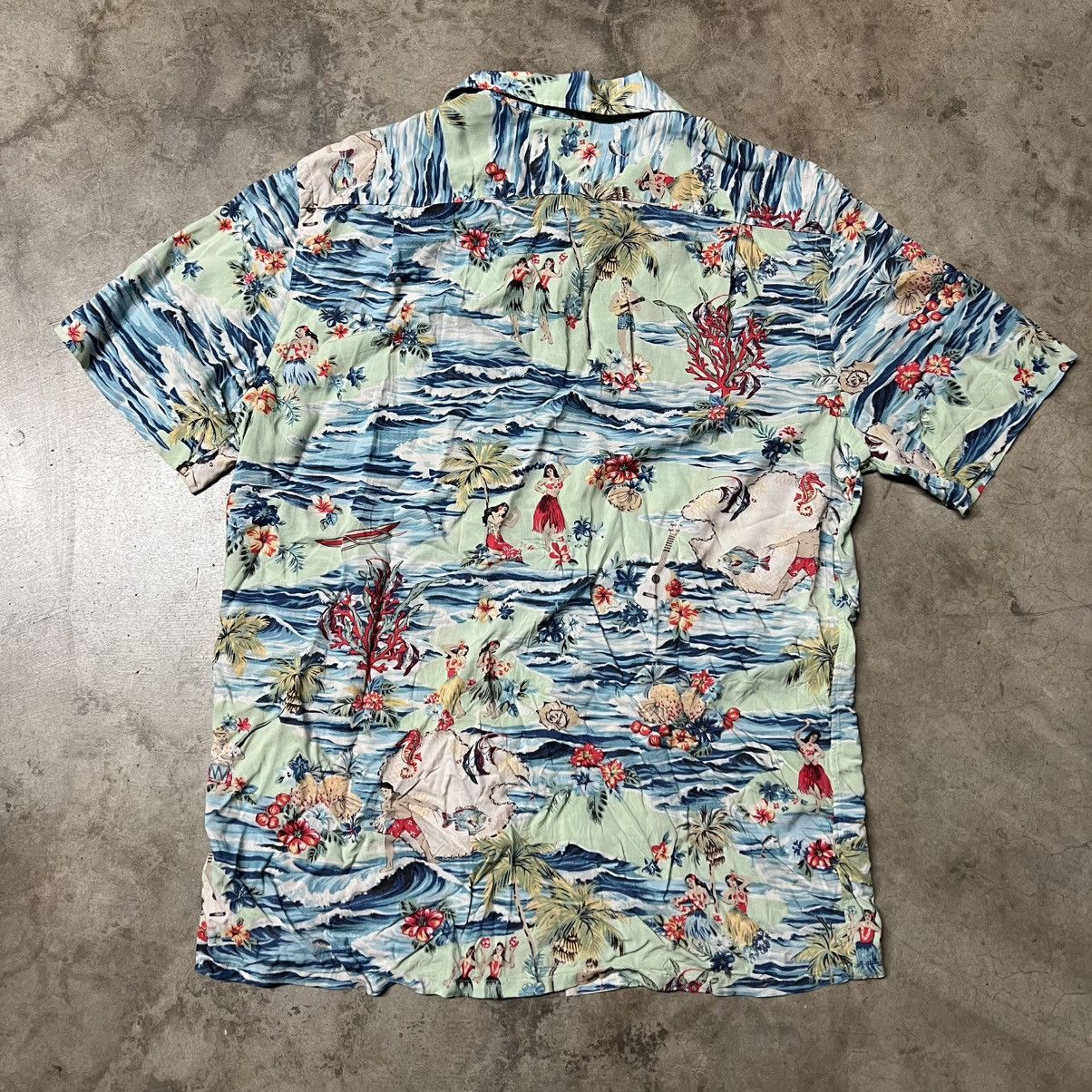 Polo Ralph Lauren × Ralph Lauren Polo Ralph Lauren Beach/Surfing Print Hawaiian Shirt Size US M / EU 48-50 / 2 - 6 Thumbnail