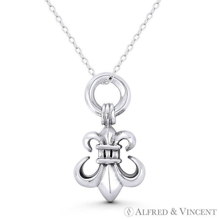 Other Fleur-De-Lis French Royalty Charm 28x16mm Pendant Size ONE SIZE - 1 Preview