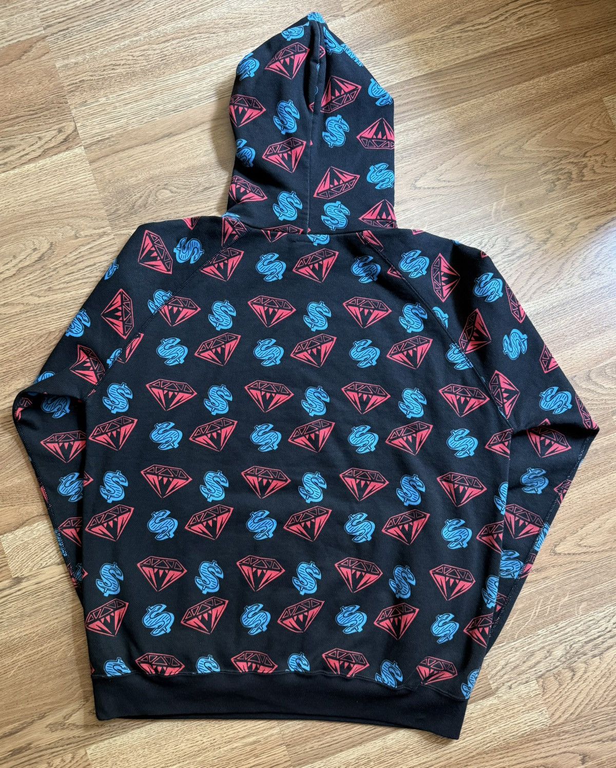 Billionaire Boys Club RARE 2004 OG SEASON 1 BBC / ICECREAM DIAMOND DOLLAR HOODIE Size US L / EU 52-54 / 3 - 2 Thumbnail