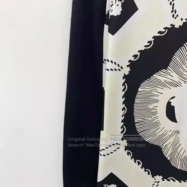 Hermes Hermes Color-Blocked Geometric Pattern Printed Cashmere Si Size XS / US 0-2 / IT 36-38 - 4 Thumbnail