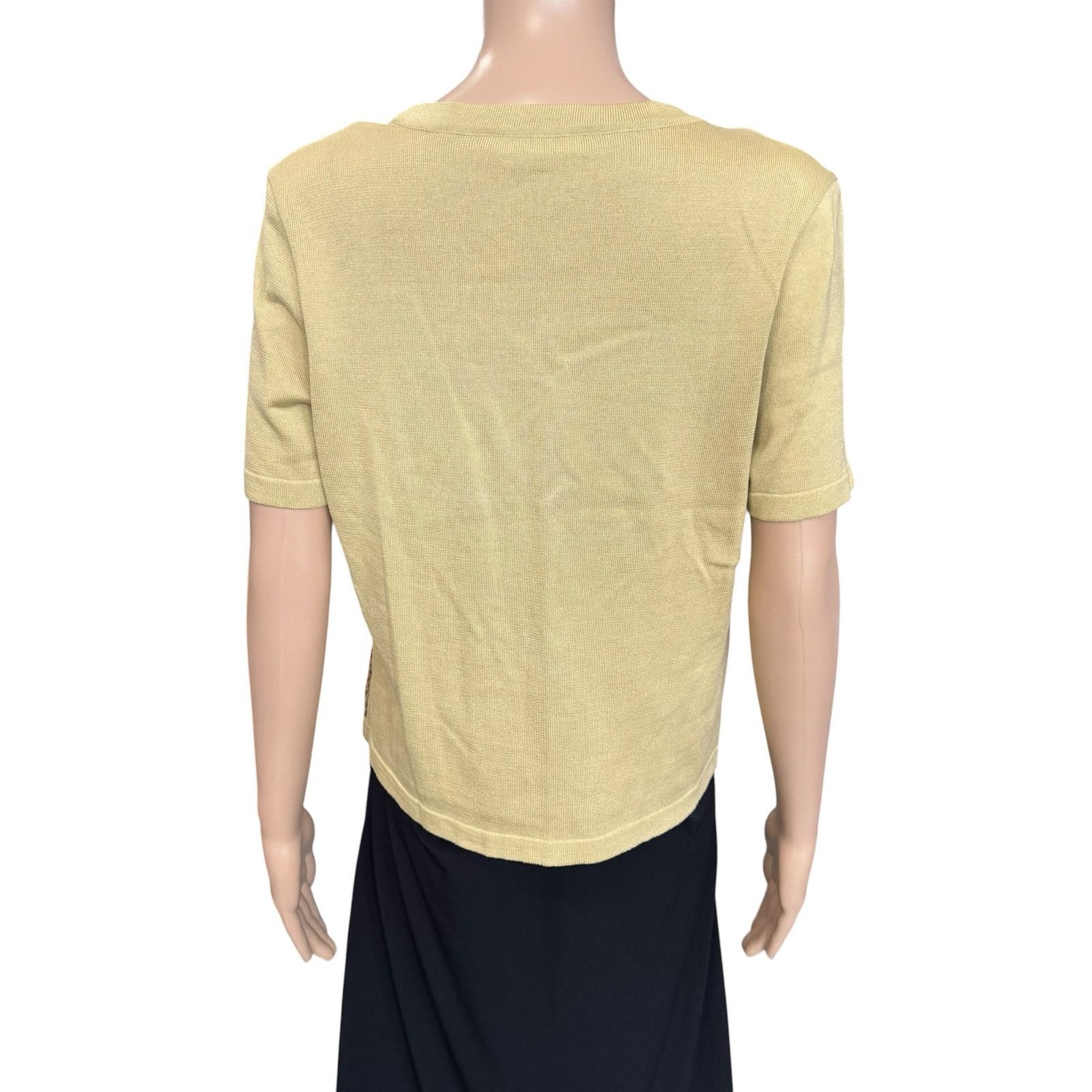 Salvatore Ferragamo Ferragamo Silk Short Sleeve Shirt Size M / US 6-8 / IT 42-44 - 2 Thumbnail