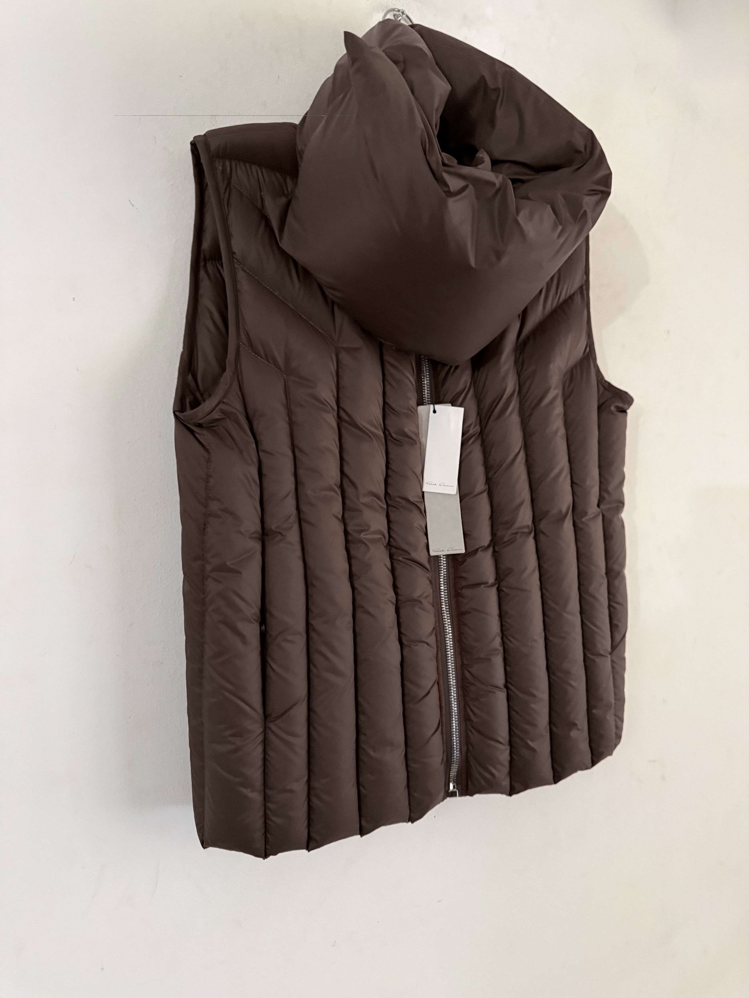 Rick Owens Sz 50 Gimp Detachable-Neck Padded Gilet Size US M / EU 48-50 / 2 - 3 Thumbnail