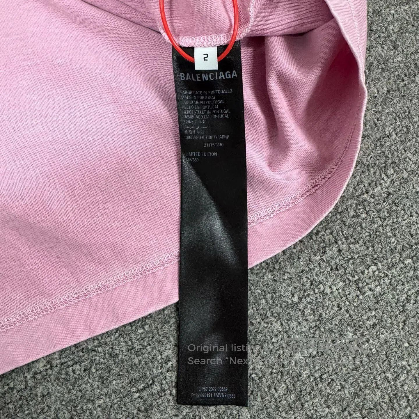 Balenciaga Balenciaga x Pink Martini Long Sleeve T-shirt. Size US M / EU 48-50 / 2 - 8 Thumbnail