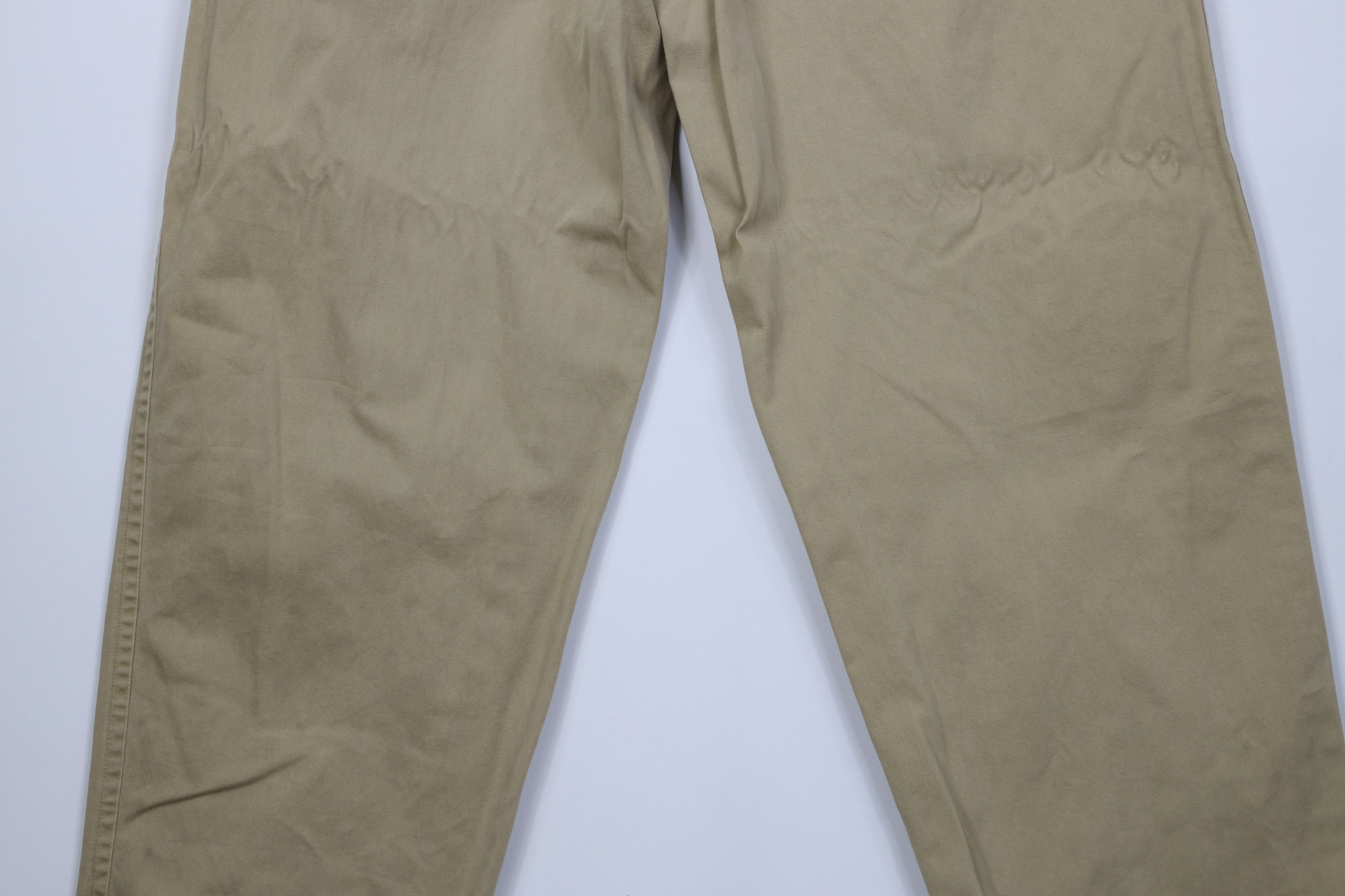 Nautica Vintage 90s Nautica Baggy Pleated Chino Pants Trousers Beige Size US 34 / EU 50 - 12 Thumbnail