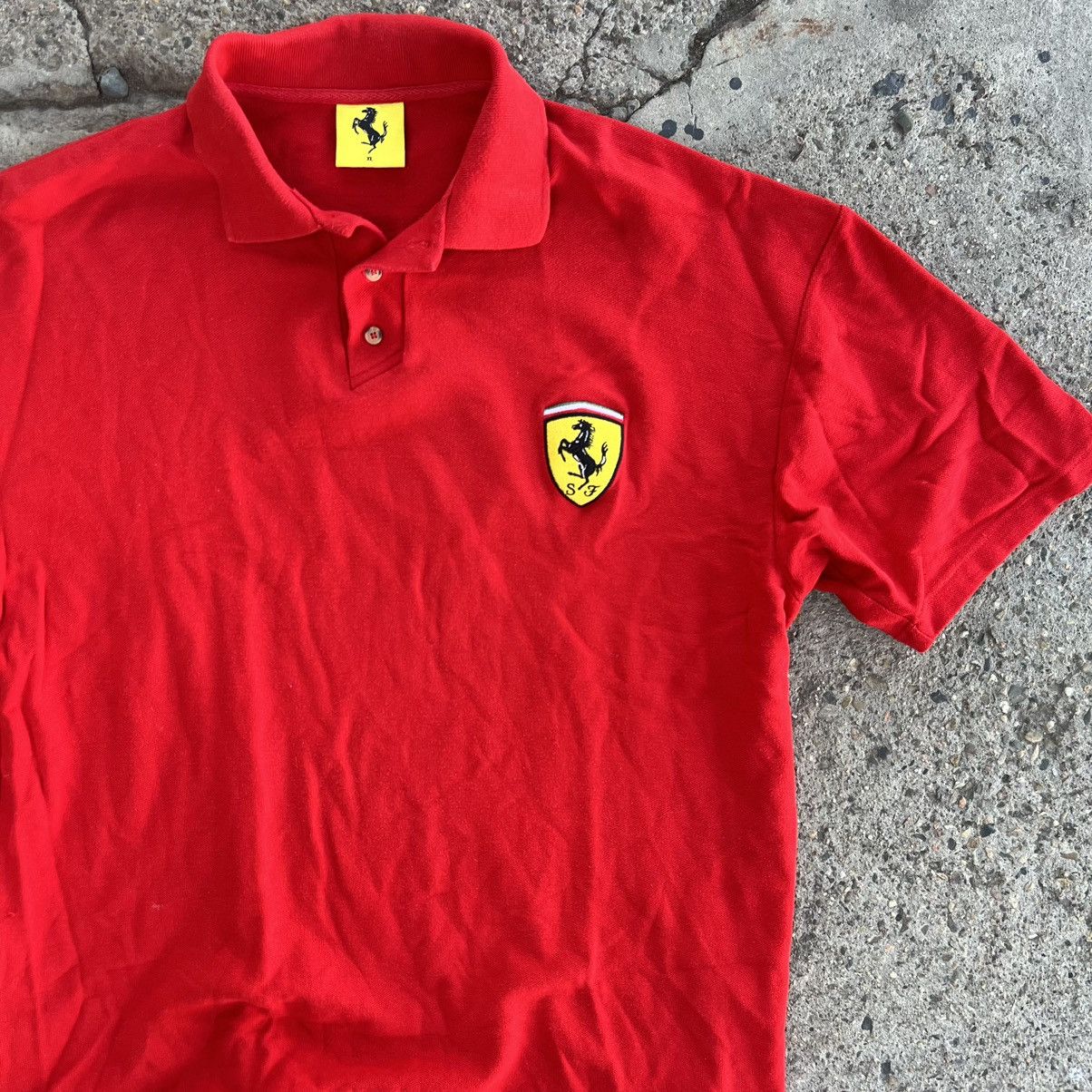 Ferrari × Vintage Polo Racing Shirt Ferrari Size US XL / EU 56 / 4 - 3 Thumbnail