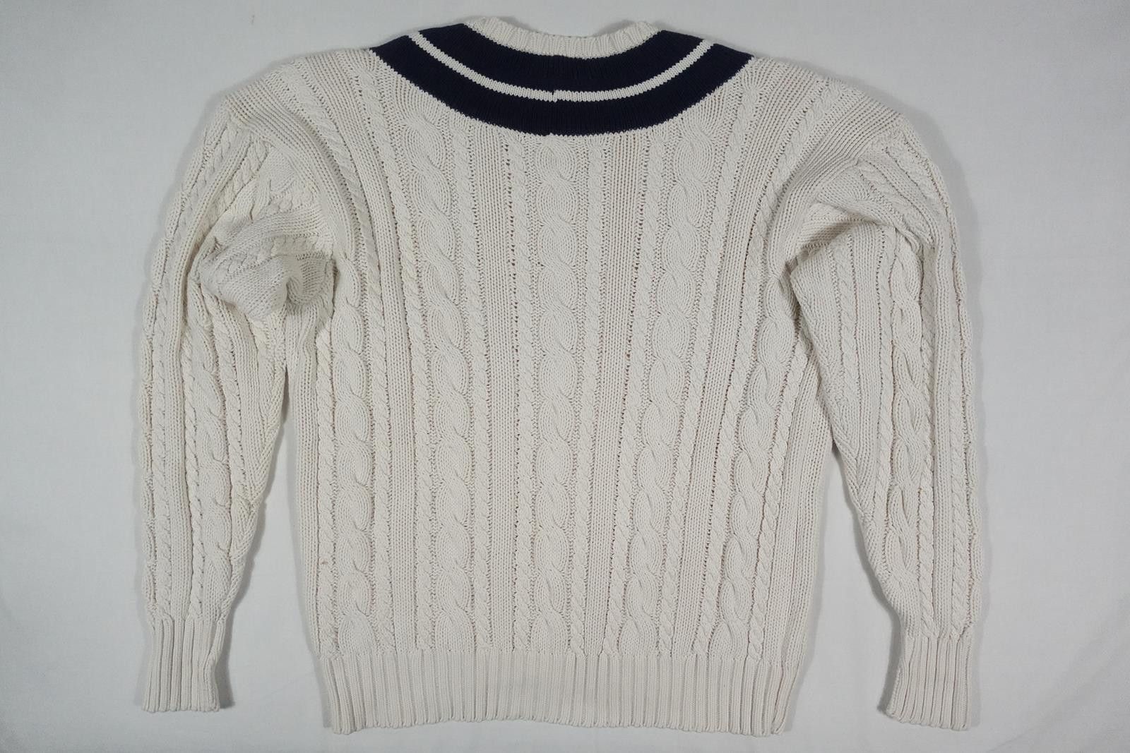 Polo Ralph Lauren Polo Ralph Lauren Sweater Jumper Cricket Cable Vintage XL Size US XL / EU 56 / 4 - 2 Thumbnail