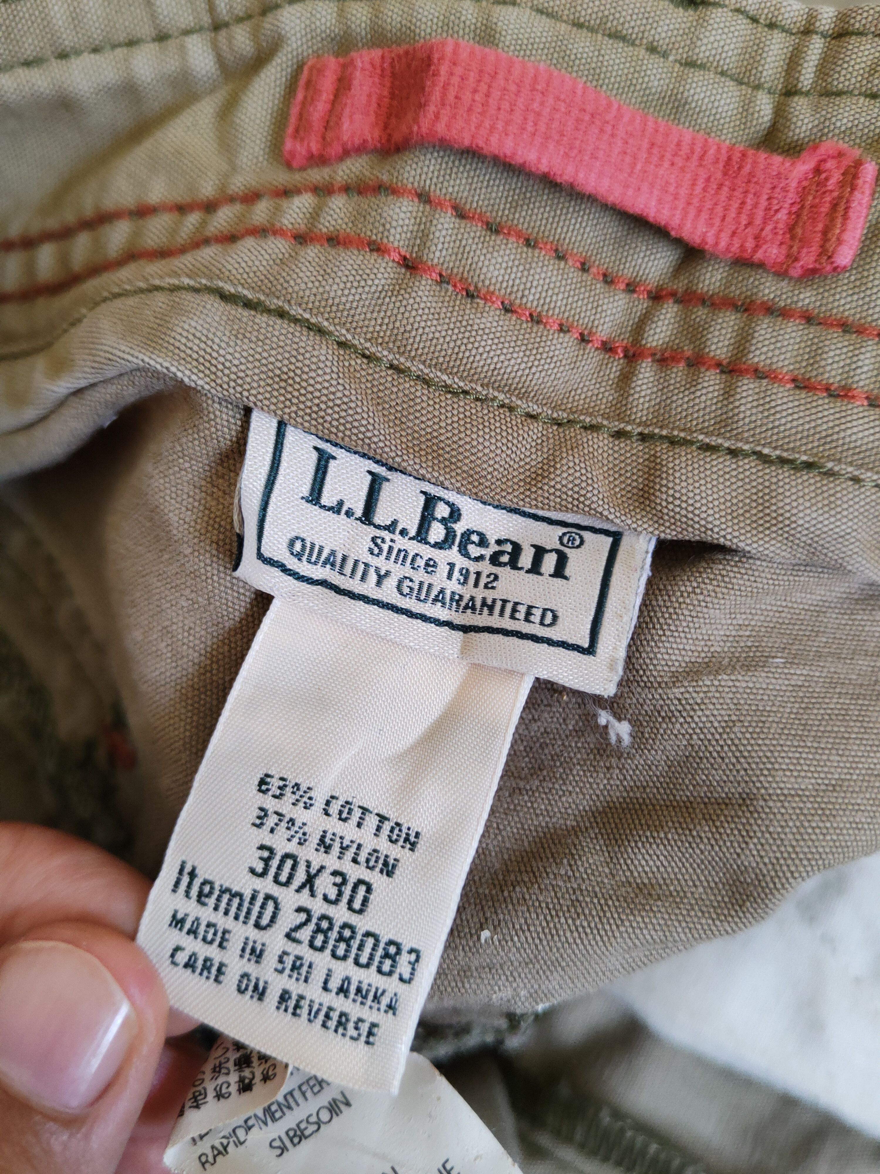 Japanese Brand L.L.Bean Brown Multipocket Tactical Cargo Pants #S1737 Size US 30 / EU 46 - 14 Thumbnail
