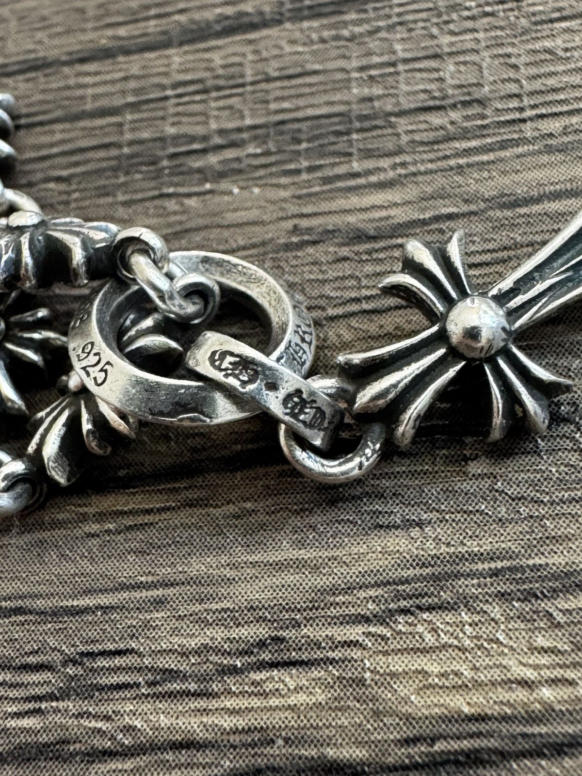 Chrome Hearts Chrome hearts tiny E rosary choke chain Size ONE SIZE - 12 Thumbnail