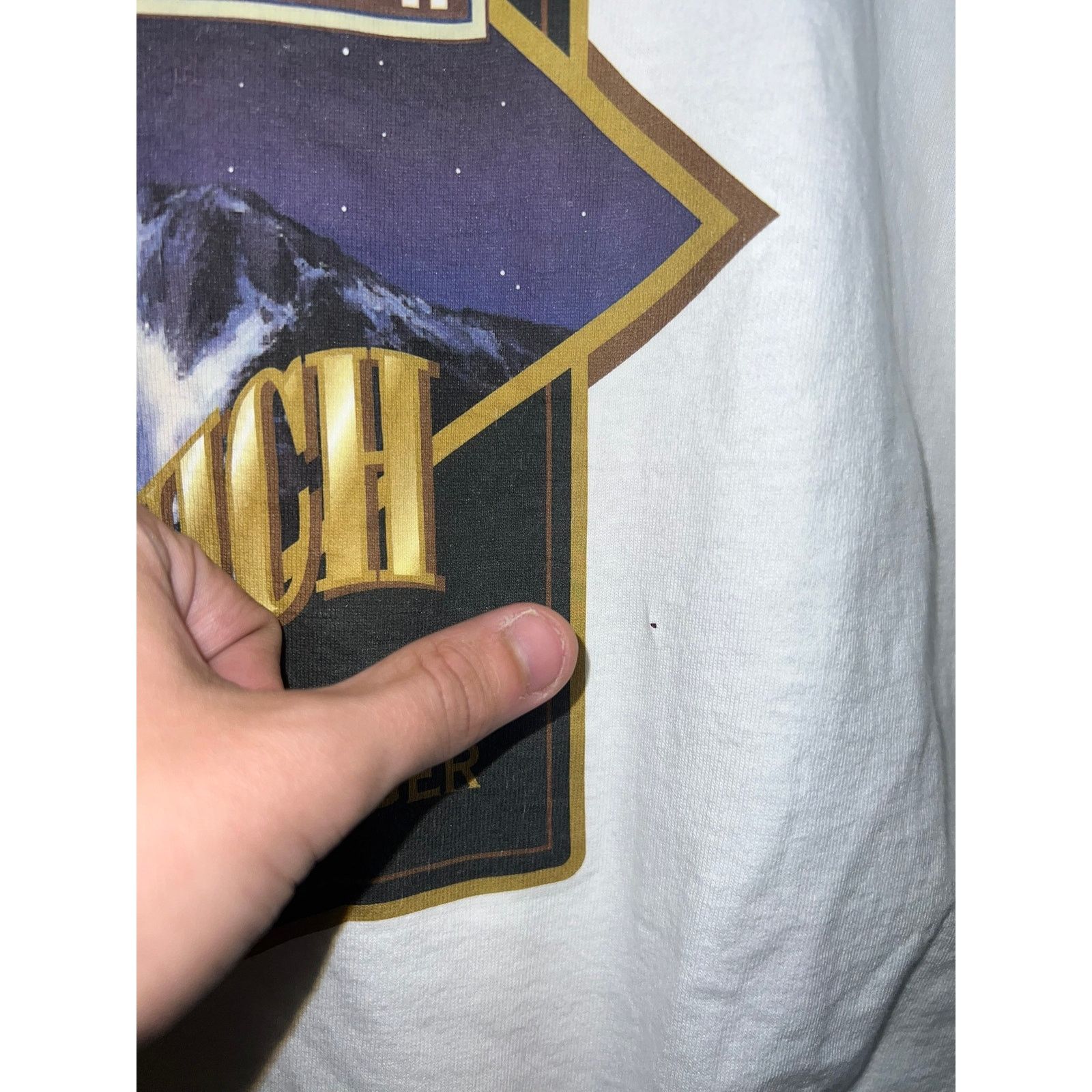 Fruit Of The Loom Vintage Beer Shirt Tabernash Munich Dark Lager Tee 90s XL Size US XL / EU 56 / 4 - 8 Thumbnail