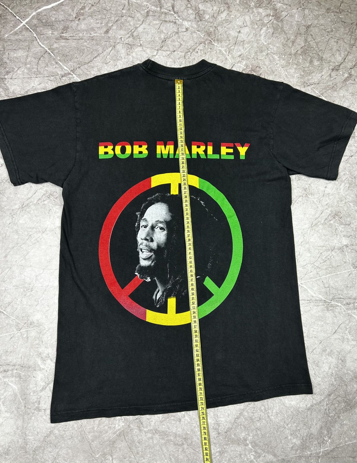 Band Tees Vintage 90s Bob Marley The Legend Jamaica Rap Black T-shirt Size US XL / EU 56 / 4 - 6 Thumbnail