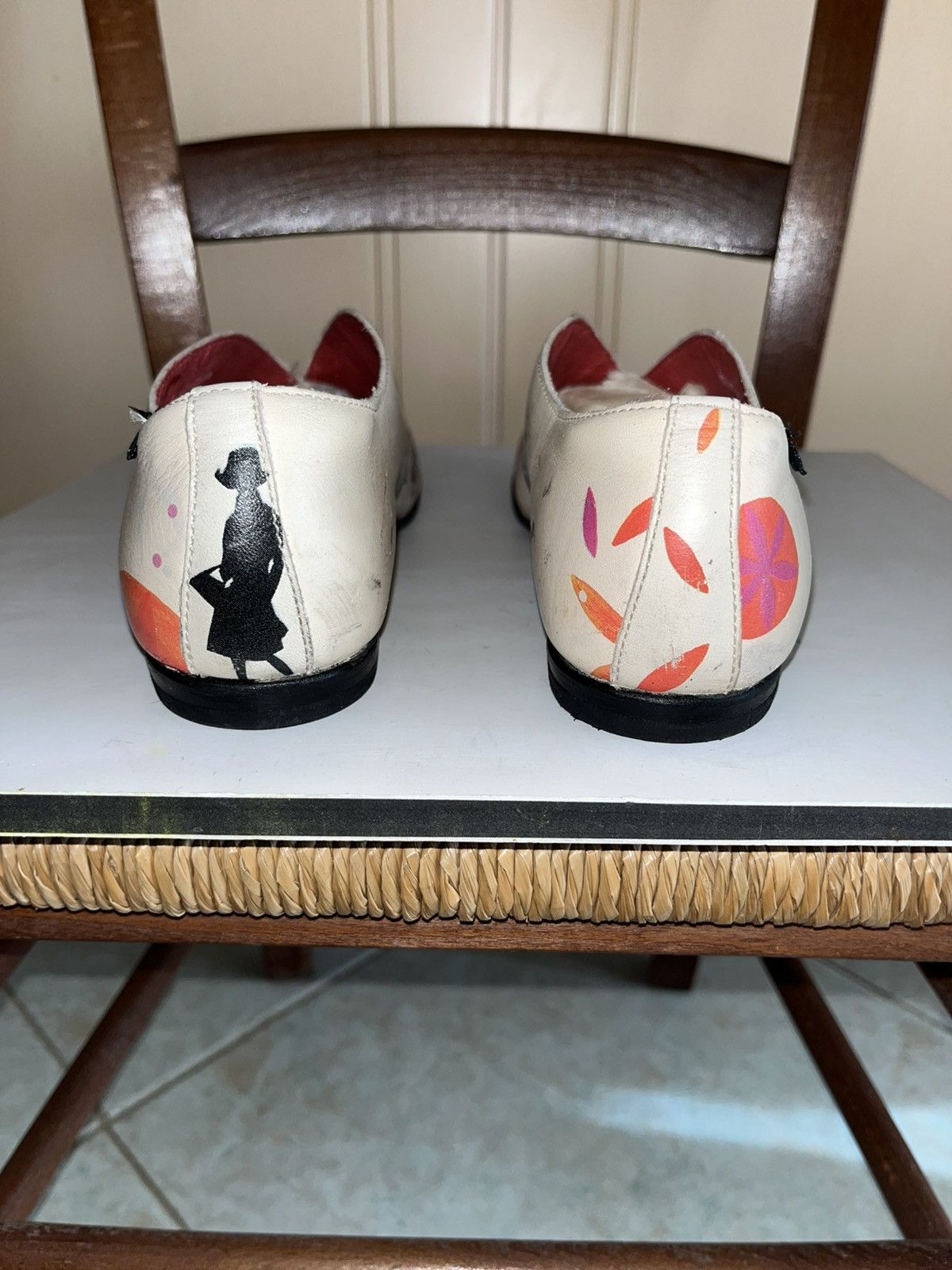 CamperLab Vintage Camper to&her japan forest painted squared loafers Size US 8 / IT 38 - 2 Thumbnail