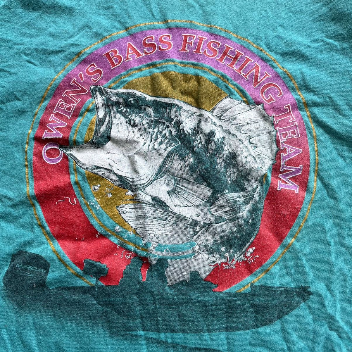 Vintage 🔥vintage 90s USA Fishing Team Mengai tees Size US XL / EU 56 / 4 - 2 Thumbnail