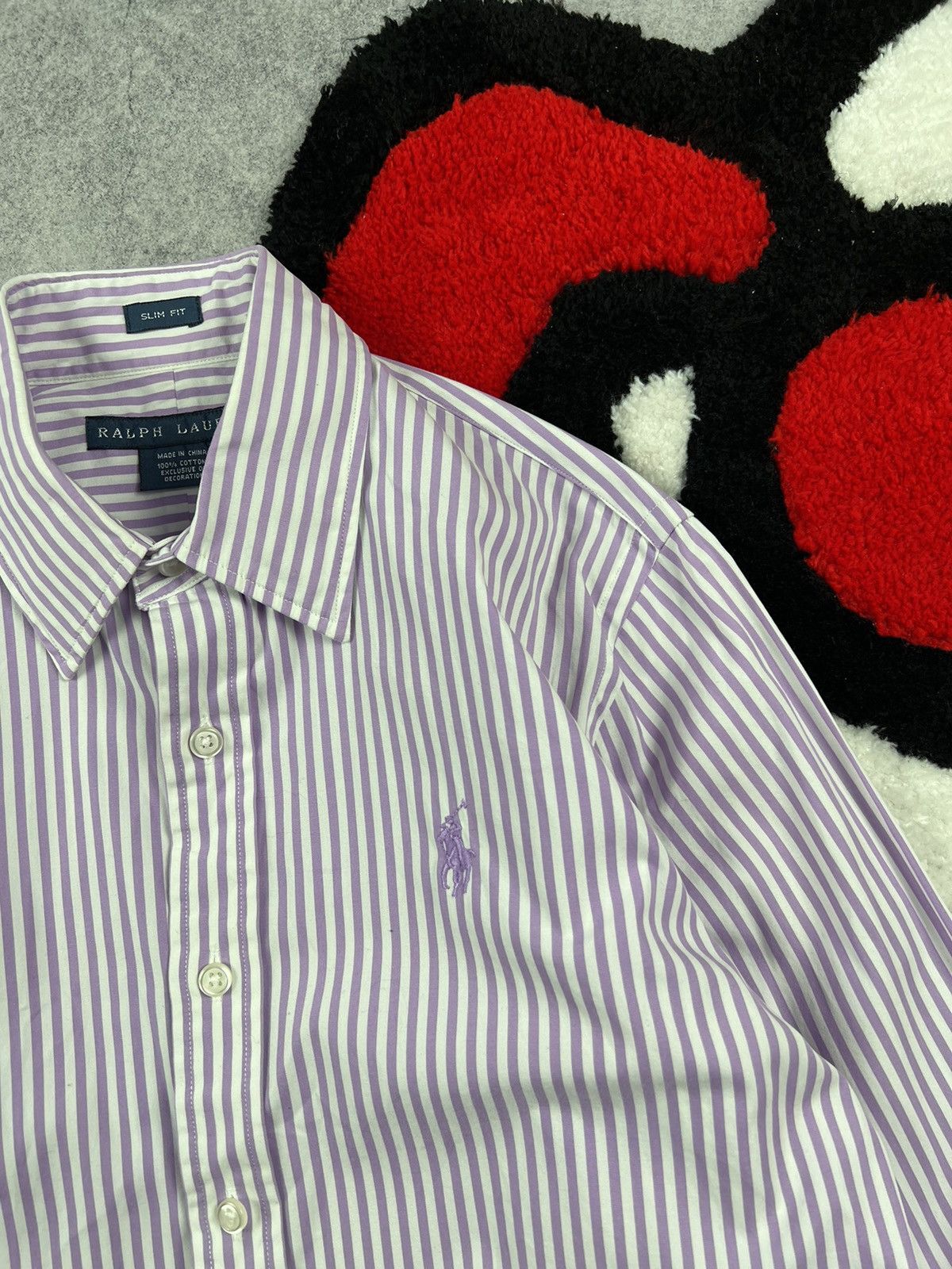 Ralph Lauren Vintage Polo Ralph Lauren Purple Distressed Women’s Shirt Size S / US 4 / IT 40 - 6 Thumbnail