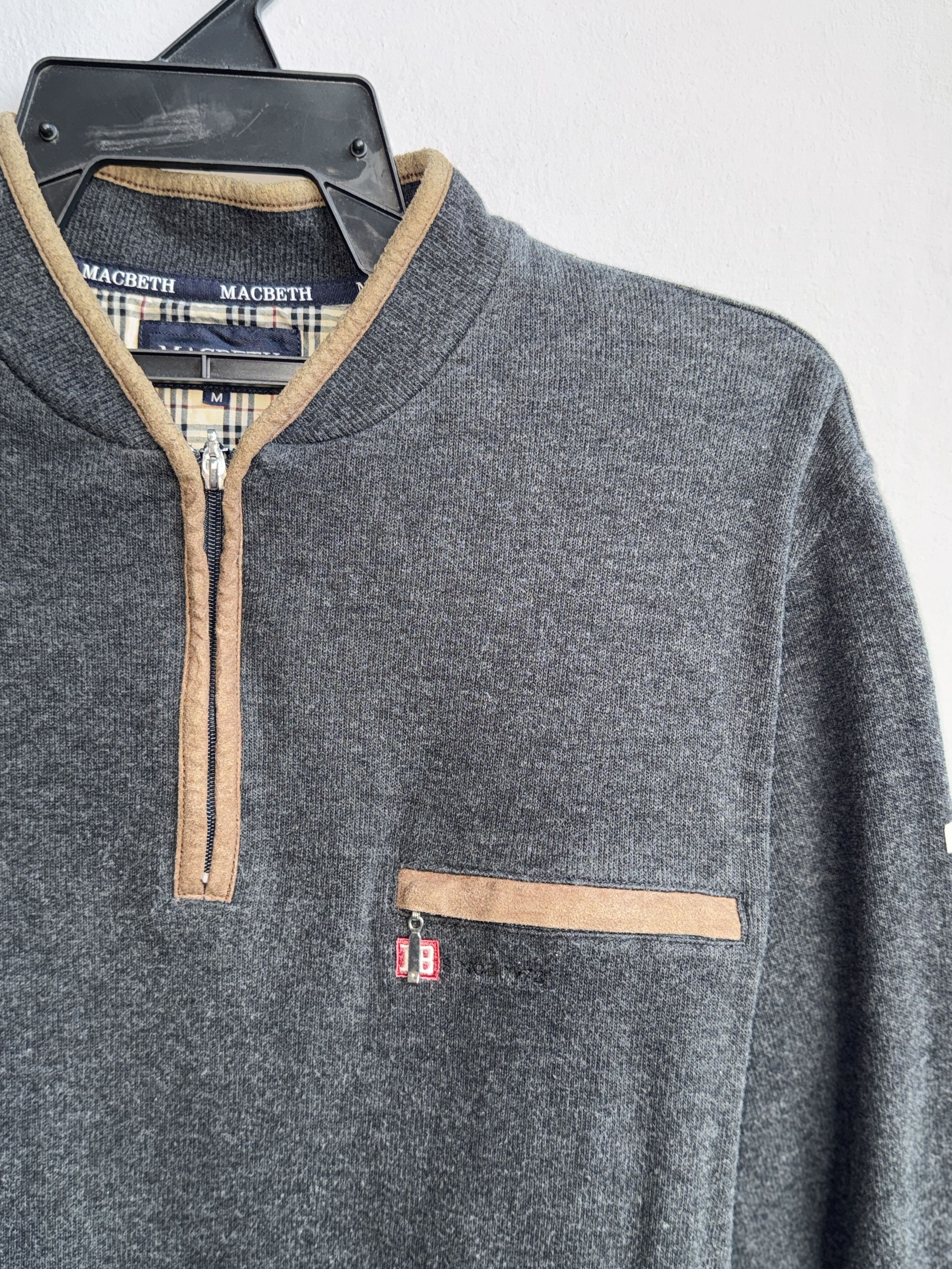 Macbeth Macbeth Half Zipped Sweatshirt Size US M / EU 48-50 / 2 - 2 Thumbnail