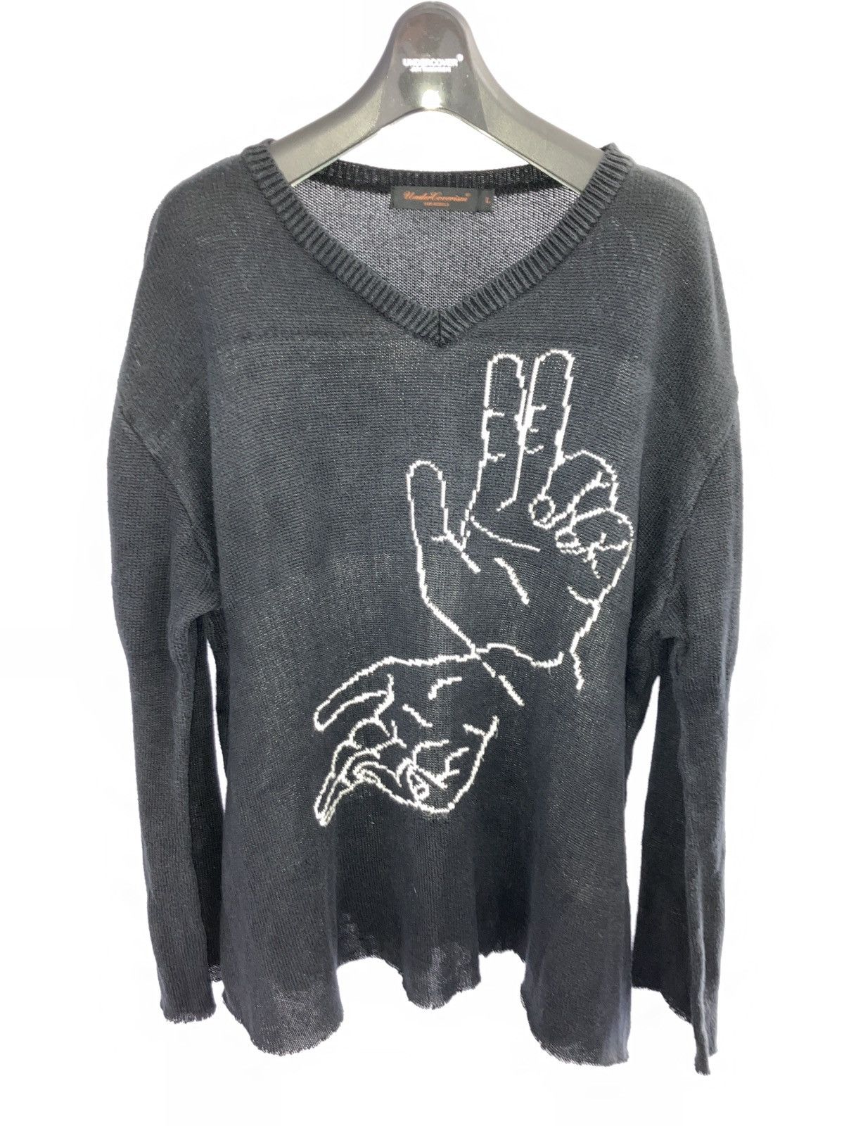 Undercover Undercoverism ss2004 silk knit sweater Size US L / EU 52-54 / 3 - 1 Thumbnail