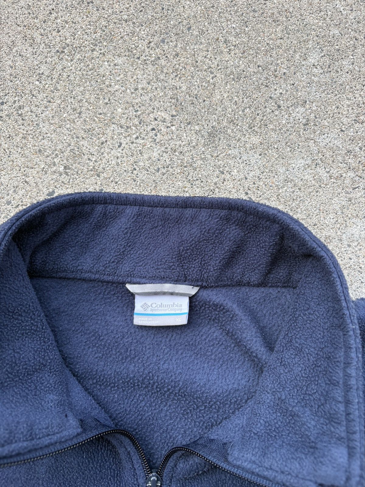 Columbia Columbia Benton Springs Navy Full Zip Fleece Jacket Size XL Size US XL / EU 56 / 4 - 3 Thumbnail