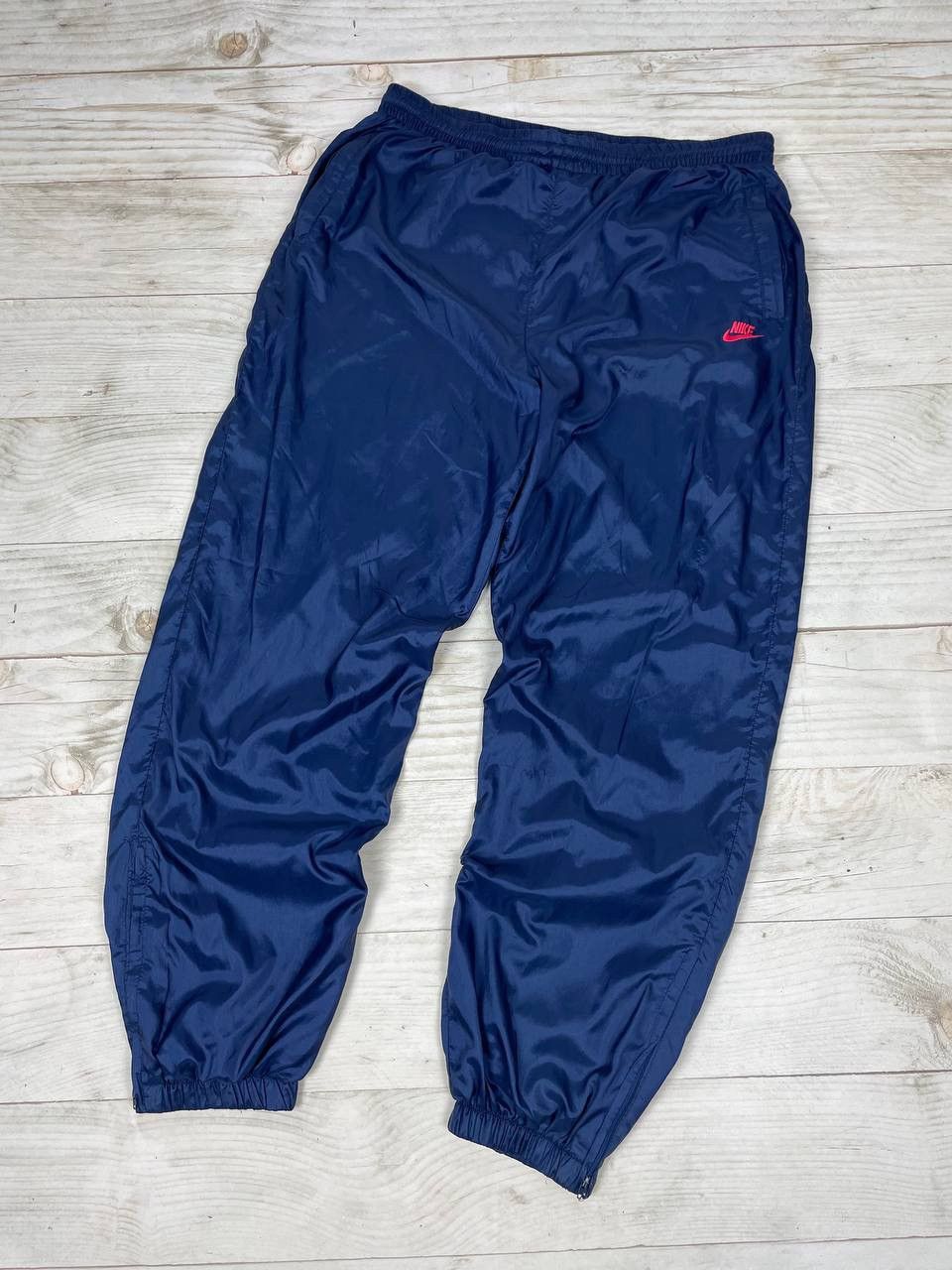 Nike Vintage Nike Nylon Track Pants 80s Swoosh Size US 36 / EU 52 - 2 Thumbnail