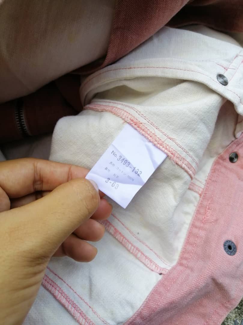 Schlussel Schlussel Made In Japan Nice Design Pink Denim Jacket Size M / US 6-8 / IT 42-44 - 9 Thumbnail