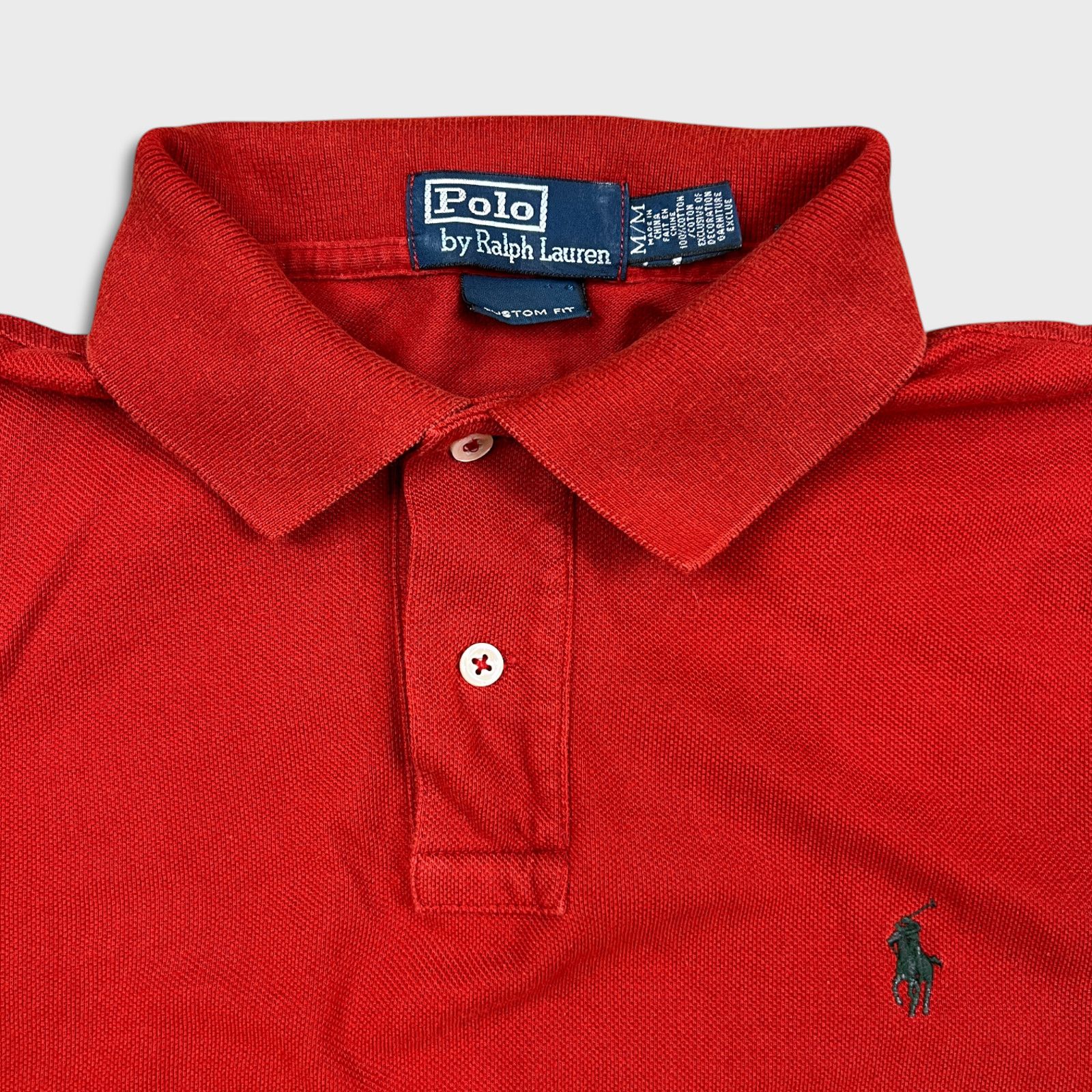 Polo Ralph Lauren × Vintage Vintage 90s Polo Ralph Lauren Shirt Medium Pony Short Sleeve Size US M / EU 48-50 / 2 - 2 Thumbnail