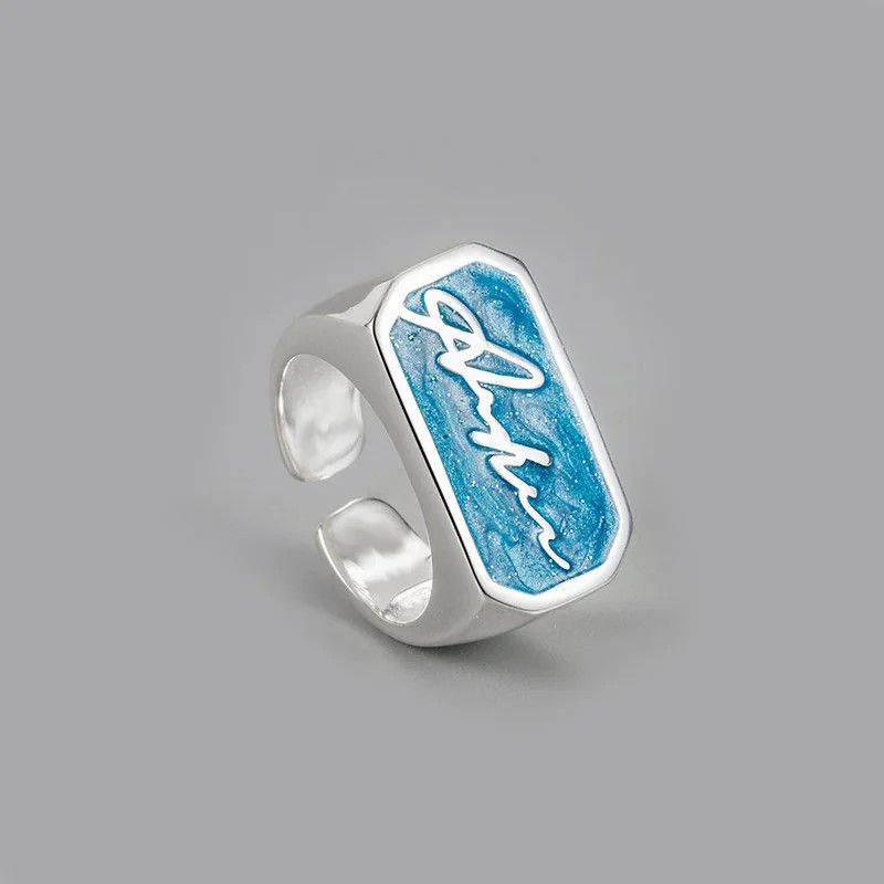 Designer × Jewelry Blue Autograph Ring Size ONE SIZE - 2 Thumbnail