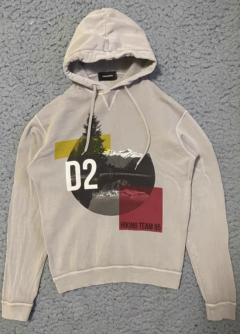 Dsquared2 DSQUARED2 D2 Hooded Sweatshirt Size US L / EU 52-54 / 3 - 1 Thumbnail