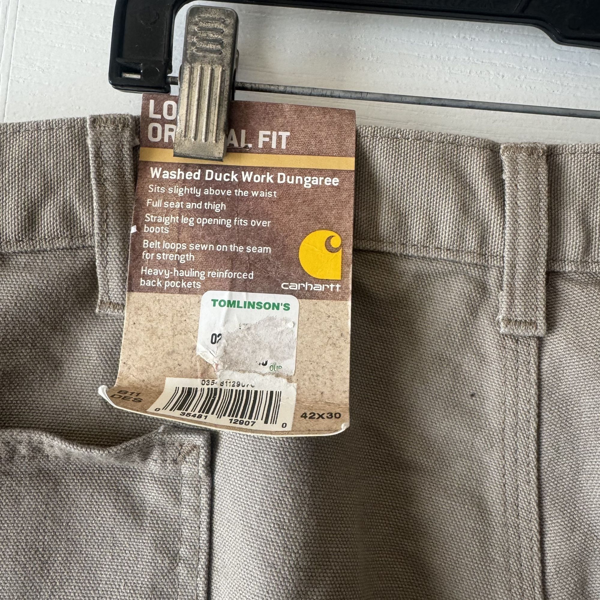 Carhartt Carhartt Washed Duck Work Pants 42/30 New Size US 42 / EU 58 - 3 Thumbnail