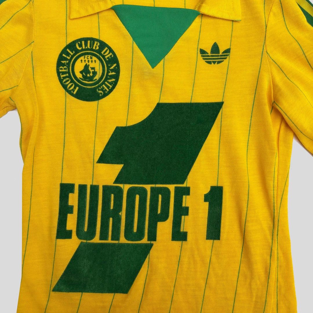 Adidas FC Nantes 1980 81 80s Vintage Adidas Home Ventex Jersey Size US XS / EU 42 / 0 - 2 Thumbnail