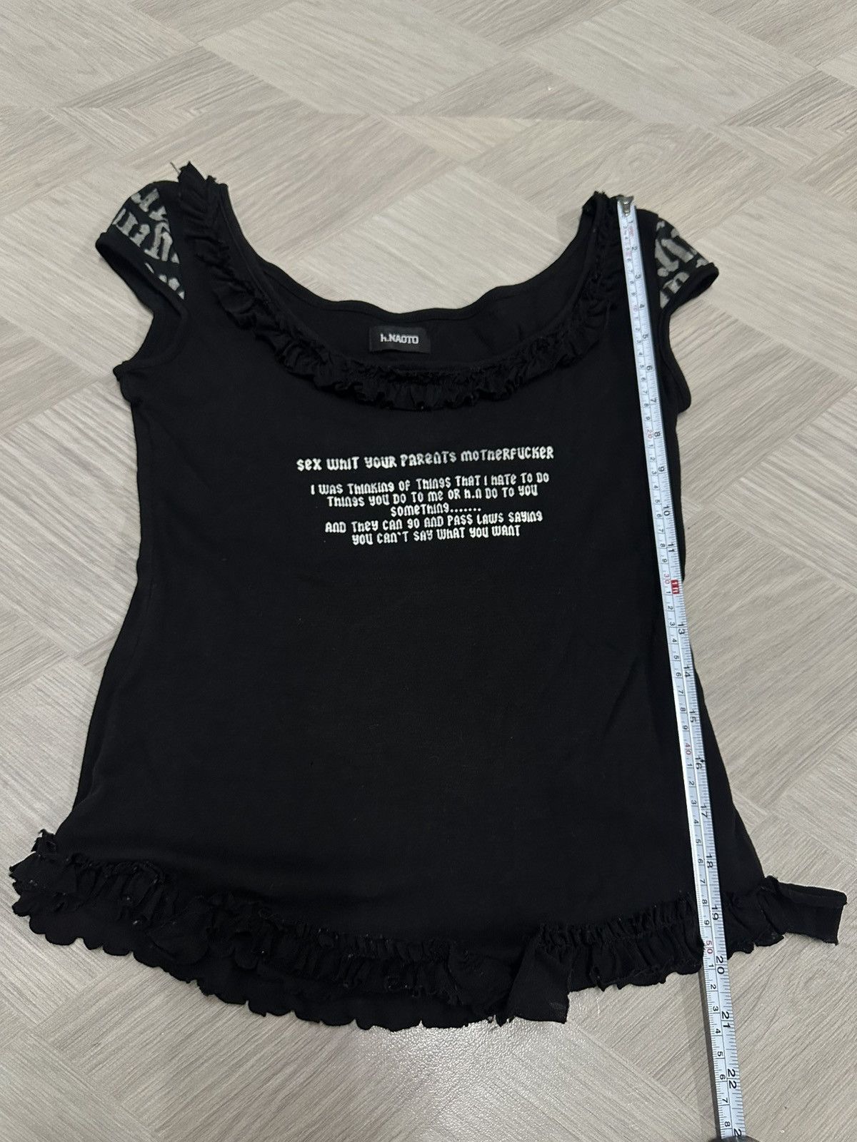 If Six Was Nine H.Naoto “Sex” Gothic Punk Shirt Size US XS / EU 42 / 0 - 3 Thumbnail