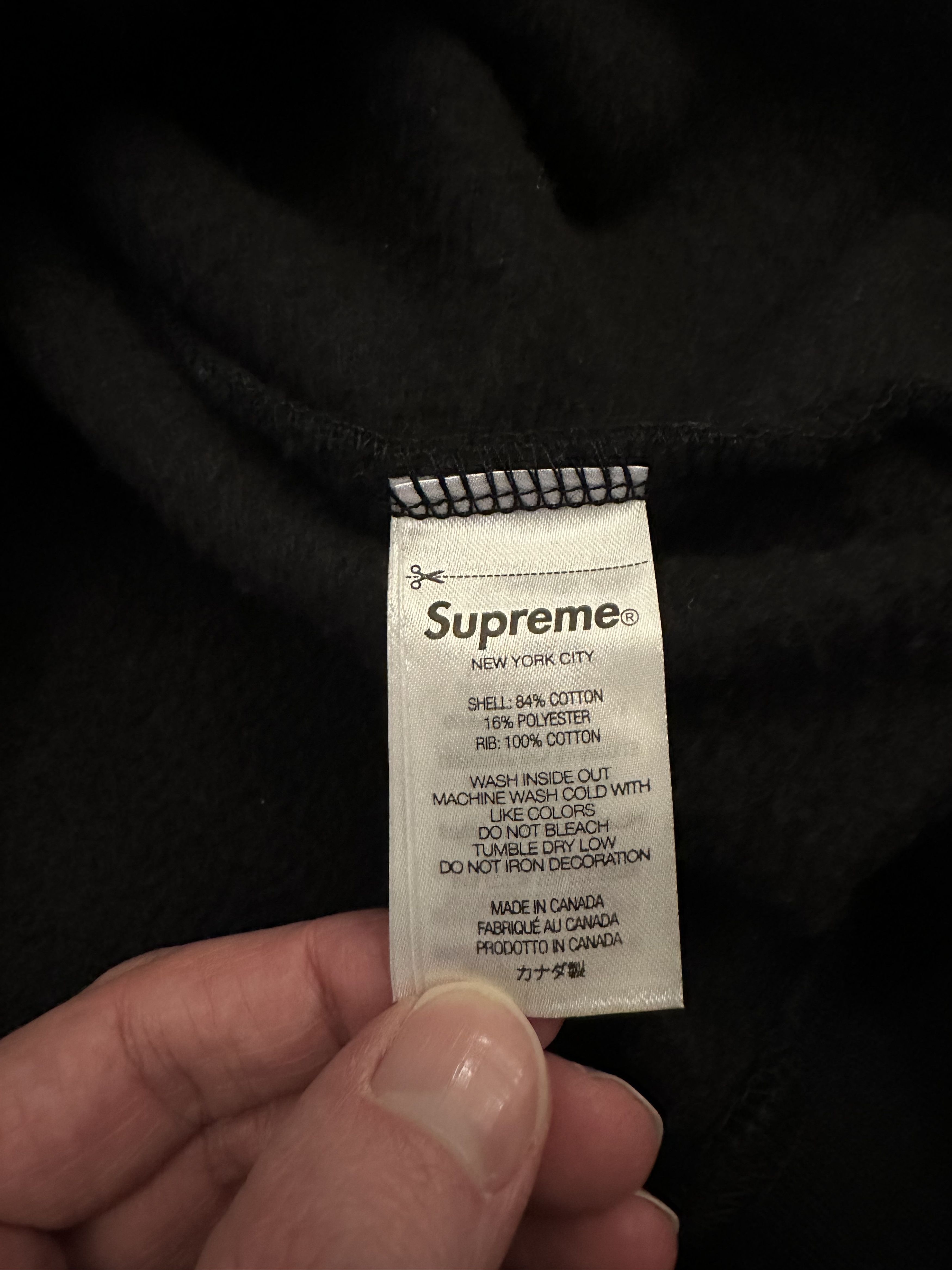 Supreme Supreme NYC Crewneck - XXL Black Size US XXL / EU 58 / 5 - 7 Thumbnail