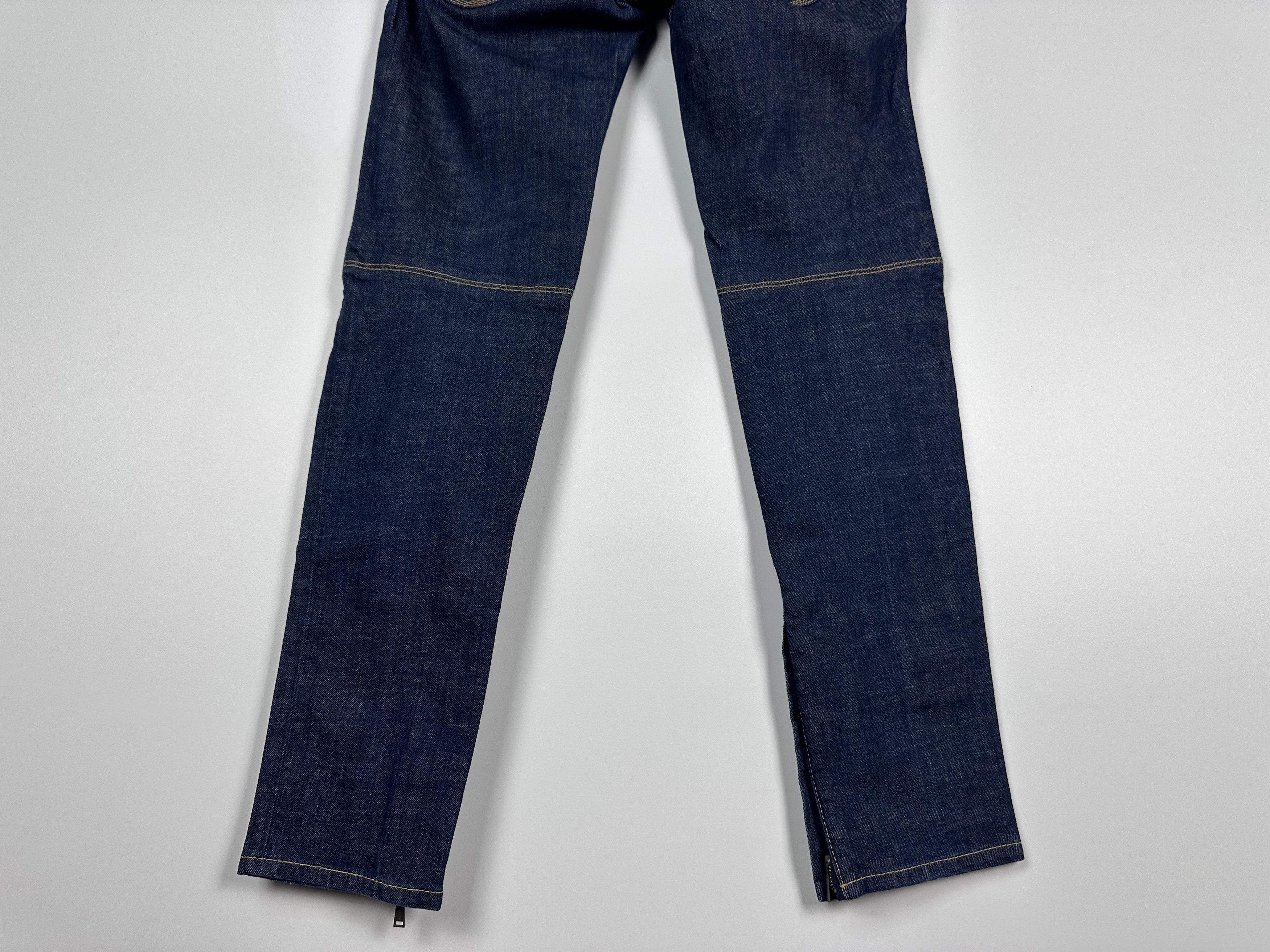 Designer × Dsquared2 DSQUARED2 SKINNY JEAN Blue Denim Slim Fit Ankle Zip Jeans Size 42" / US 20 - 9 Thumbnail