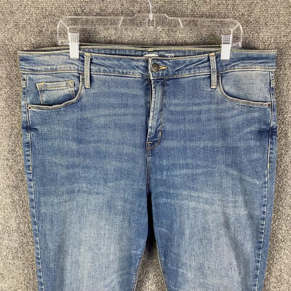 Old Navy Old Navy Rockstar Jeans Women's 18 Super Skinny High Rise Size 40" / US 18 - 2 Thumbnail