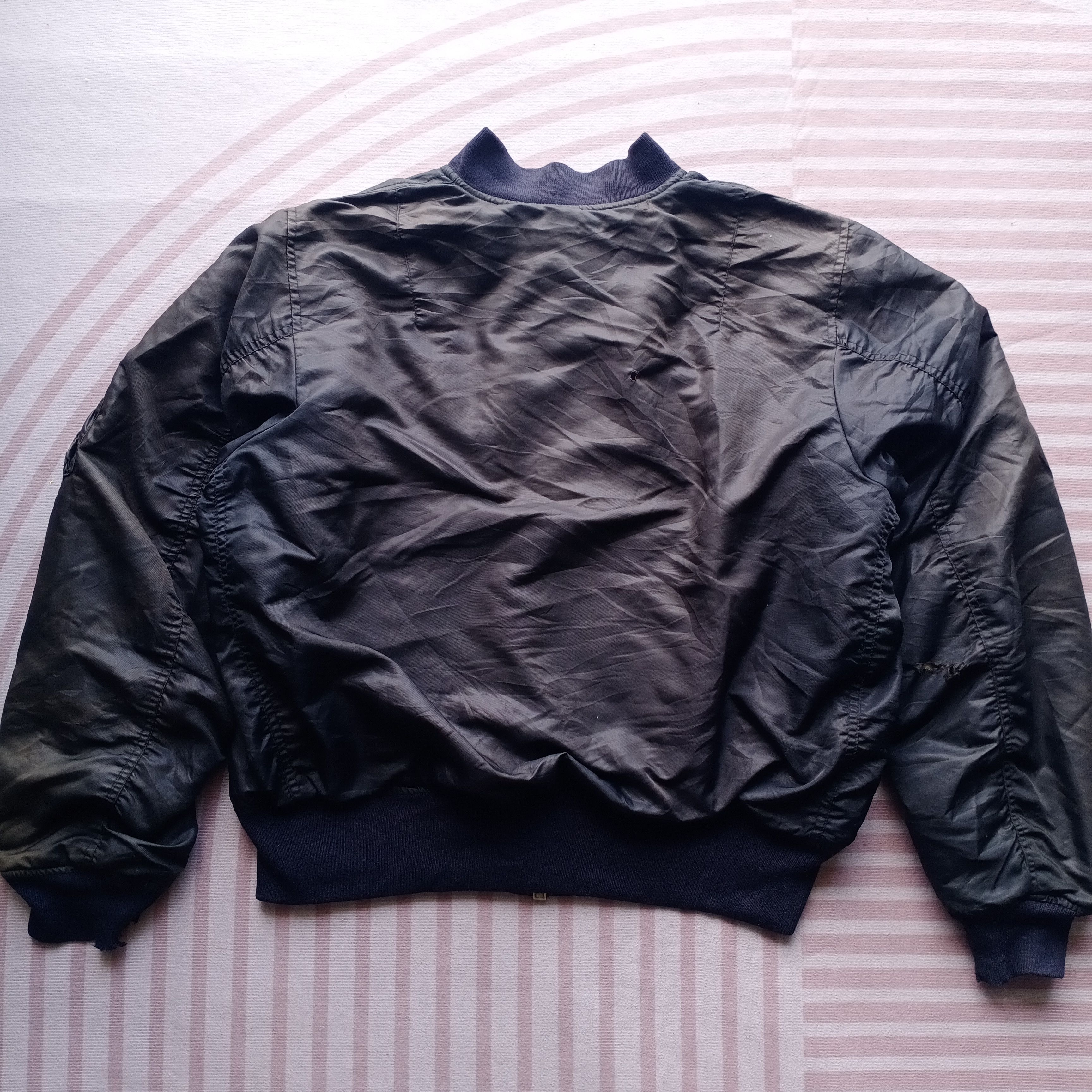 Vintage VTG MA-1 (USAF) Flyer's Intermediate Bomber Jacket USA 🇺🇸 Size US L / EU 52-54 / 3 - 15 Thumbnail