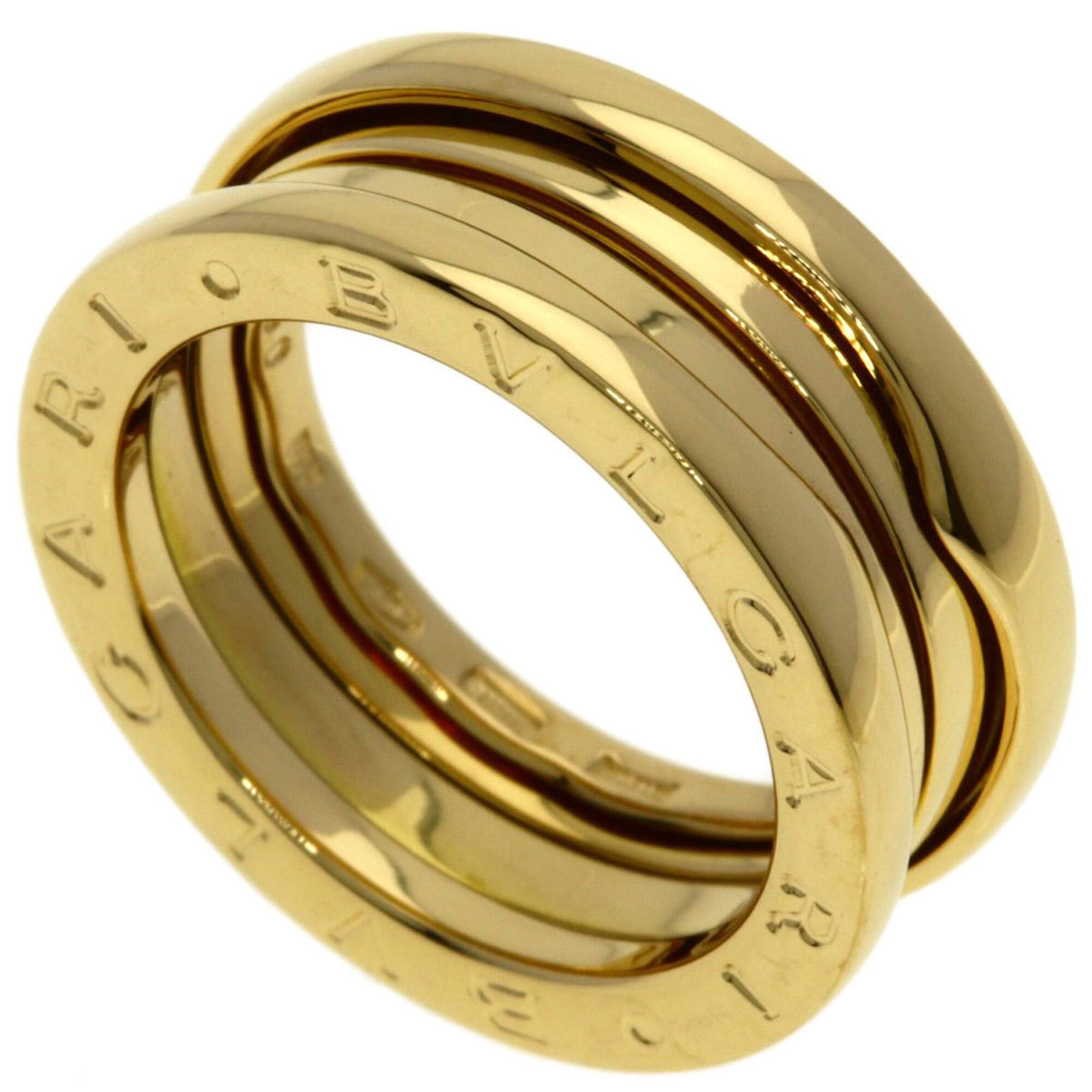 Bvlgari BVLGARI B-zero1 2-band ring #50, 18K yellow gold, women's. Size ONE SIZE - 1 Thumbnail