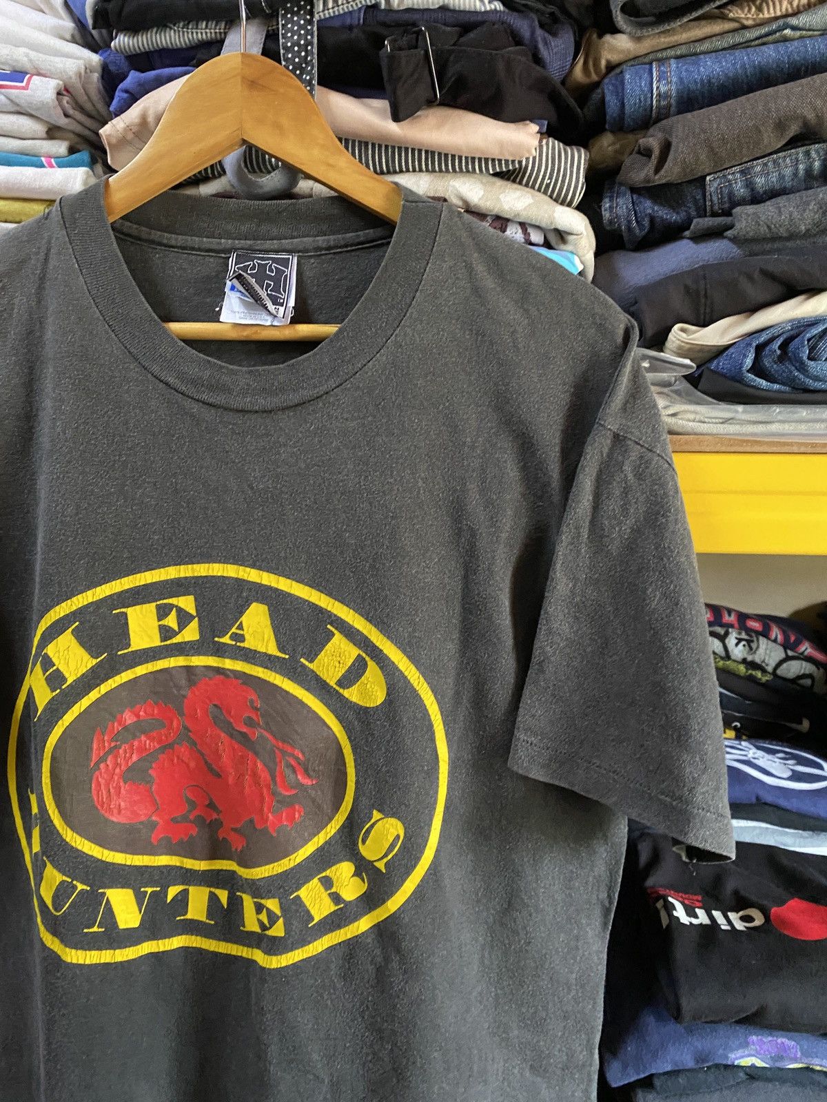 Vintage 90s Brooklyn Head Hunters Rap Hiphop OG made USA