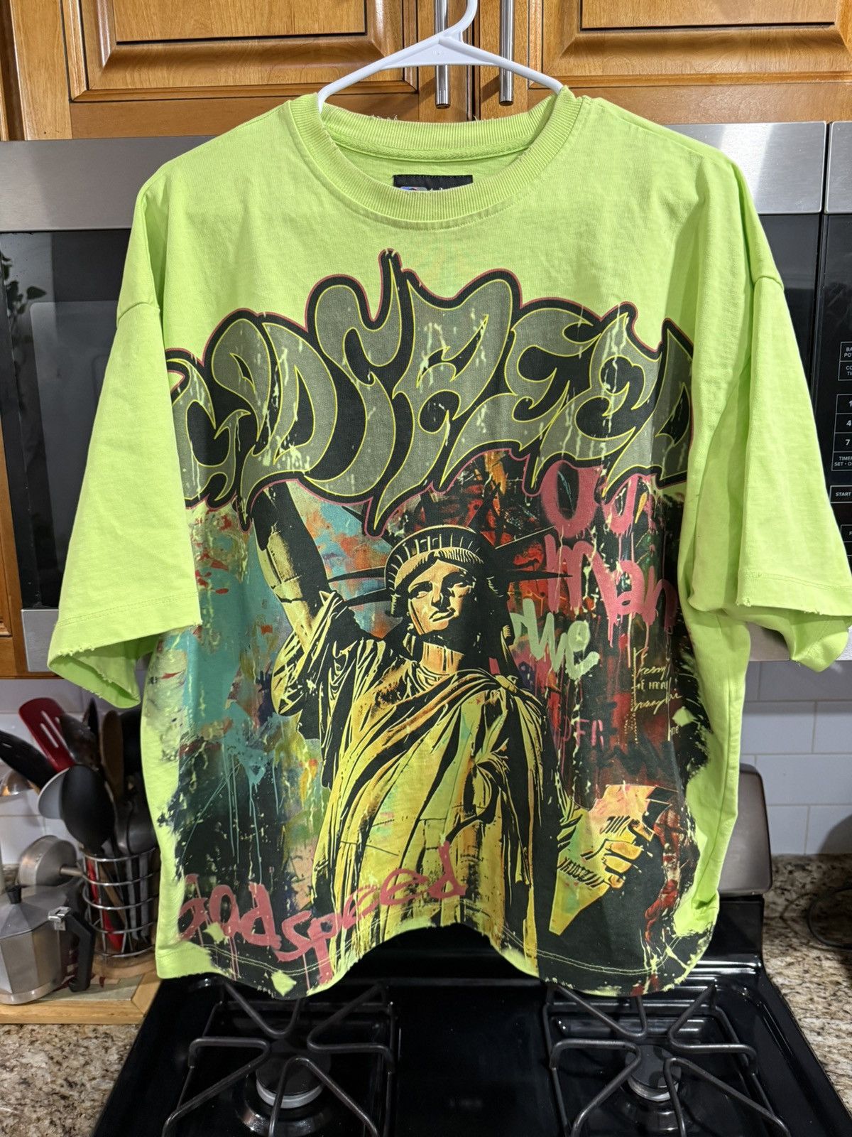 Godspeed Godspeed Vandal Tee Neon Green Size Small Size US S / EU 44-46 / 1 - 1 Thumbnail